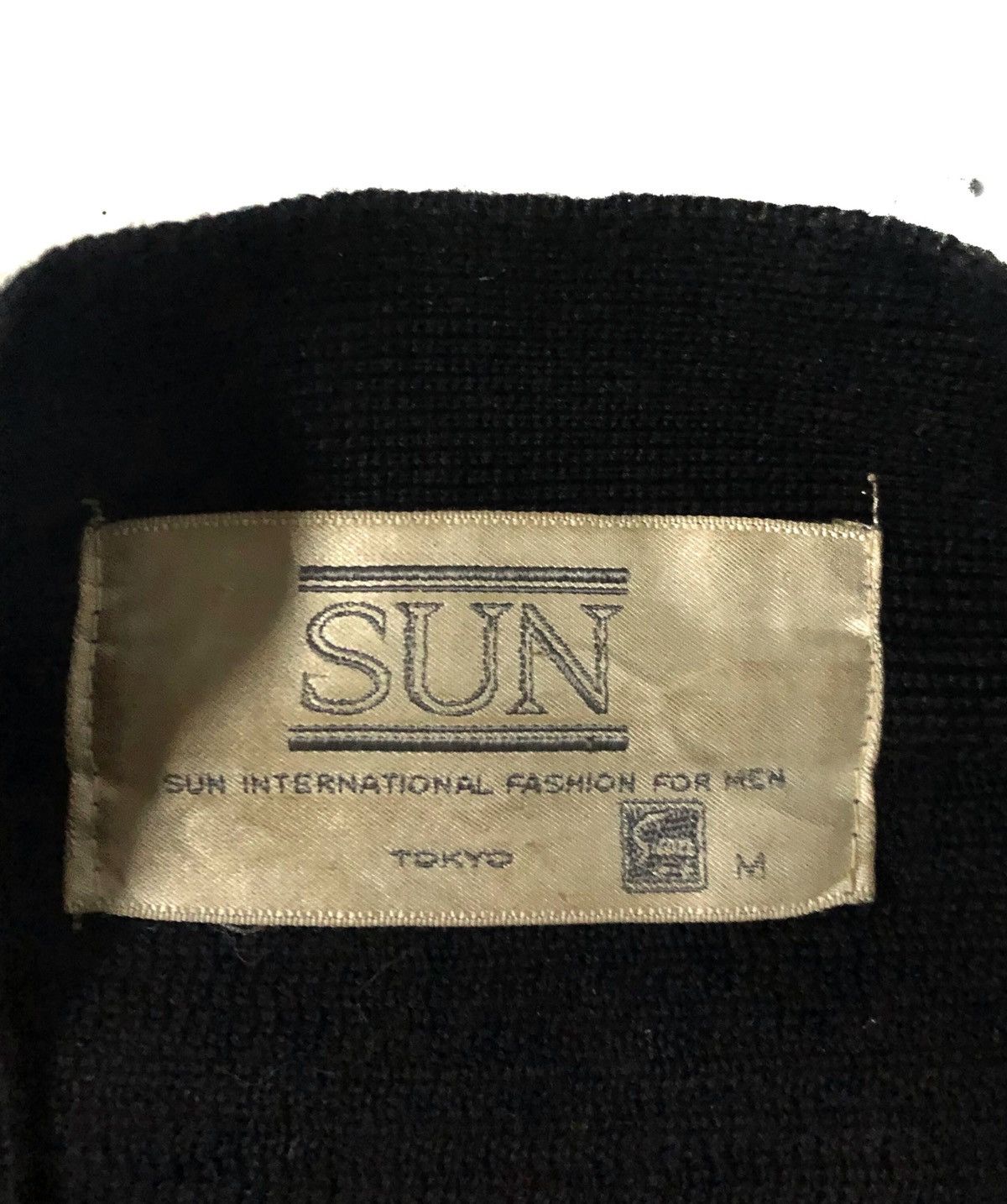 Japanese Brand × Vintage 🔥Sun Tokyo Knit With Leather Relaxing Jacket Size US M / EU 48-50 / 2 - 6 Thumbnail