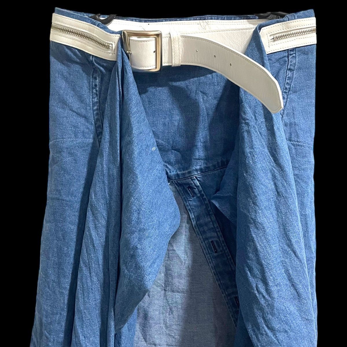 PHENOMENON 💥Archive💥 SS2011 - Denim - Waist Wrap - Runway Piece Size US 33 - 3 Thumbnail