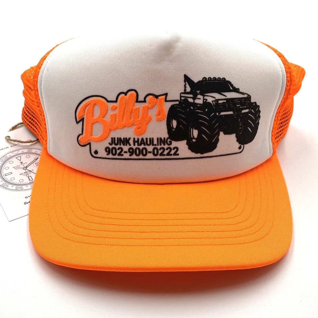 Billy Hill 2023 ORANGE JUNK HAULING TRUCKER HAT Grailed