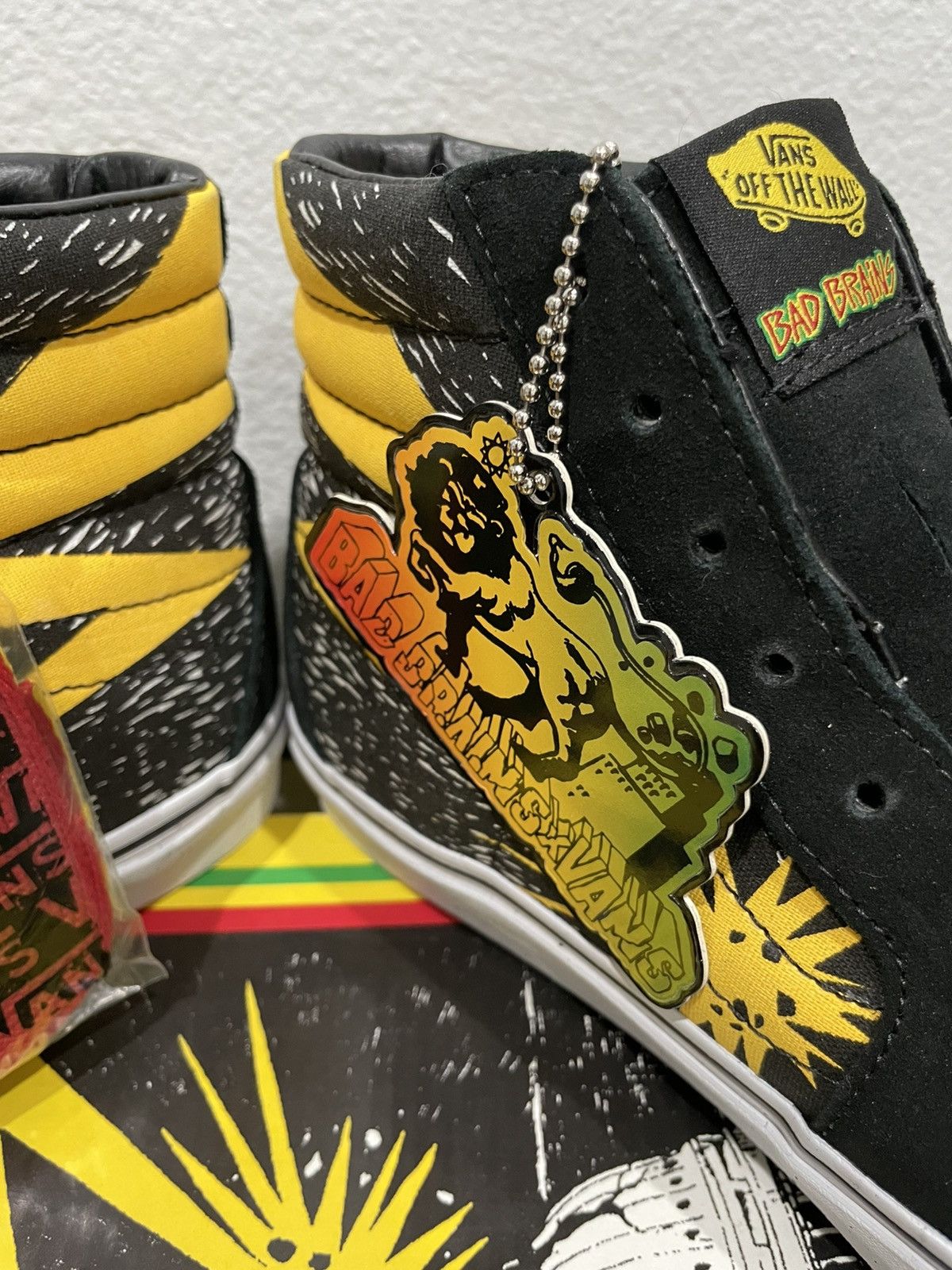 Vans Bad brains x VANS 2009 OG sk8 Hi black 8.5 Size US 8.5 / EU 41-42 - 10 Thumbnail