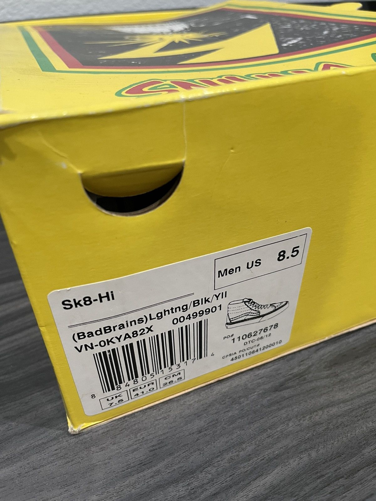 Vans Bad brains x VANS 2009 OG sk8 Hi black 8.5 Size US 8.5 / EU 41-42 - 13 Thumbnail
