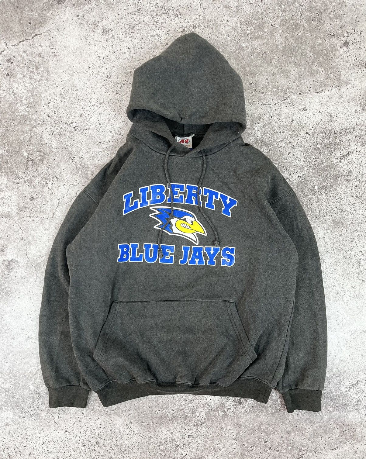 Vintage Liberty Blue Jays Vintage 90s MLB Faded Boxy Hoodie Grailed