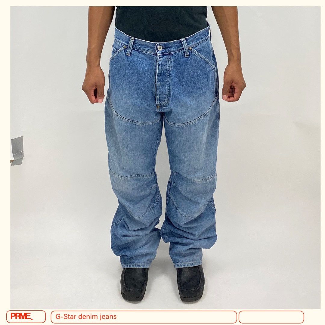 Other vintage Y2K G-STAR RAW DENIM ORIGINAL denim baggy jeans Size US 34 / EU 50 - 6 Thumbnail