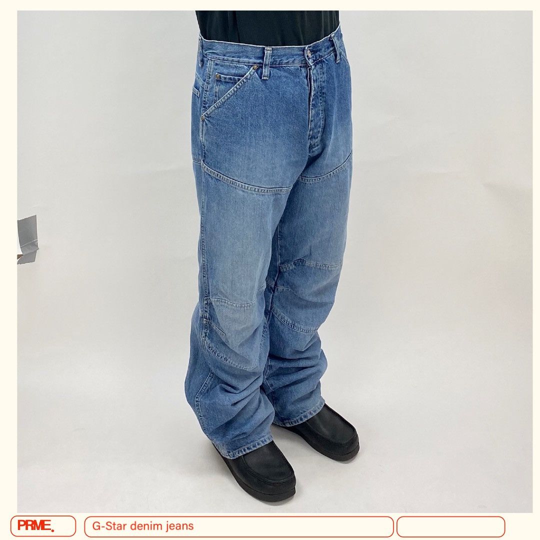 Other vintage Y2K G-STAR RAW DENIM ORIGINAL denim baggy jeans Size US 34 / EU 50 - 5 Thumbnail