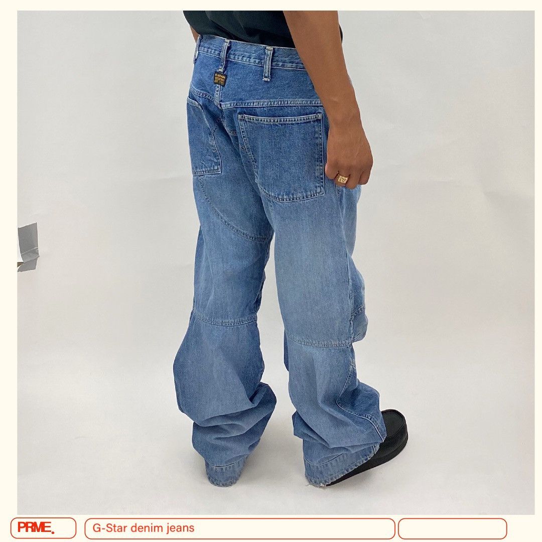 Other vintage Y2K G-STAR RAW DENIM ORIGINAL denim baggy jeans Size US 34 / EU 50 - 3 Thumbnail