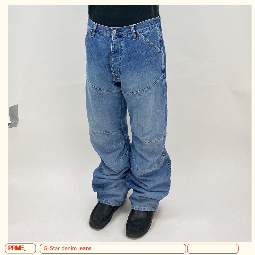 Other vintage Y2K G-STAR RAW DENIM ORIGINAL denim baggy jeans Size US 34 / EU 50 - 2 Thumbnail