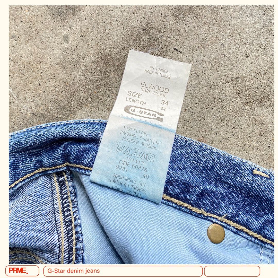 Other vintage Y2K G-STAR RAW DENIM ORIGINAL denim baggy jeans Size US 34 / EU 50 - 14 Thumbnail