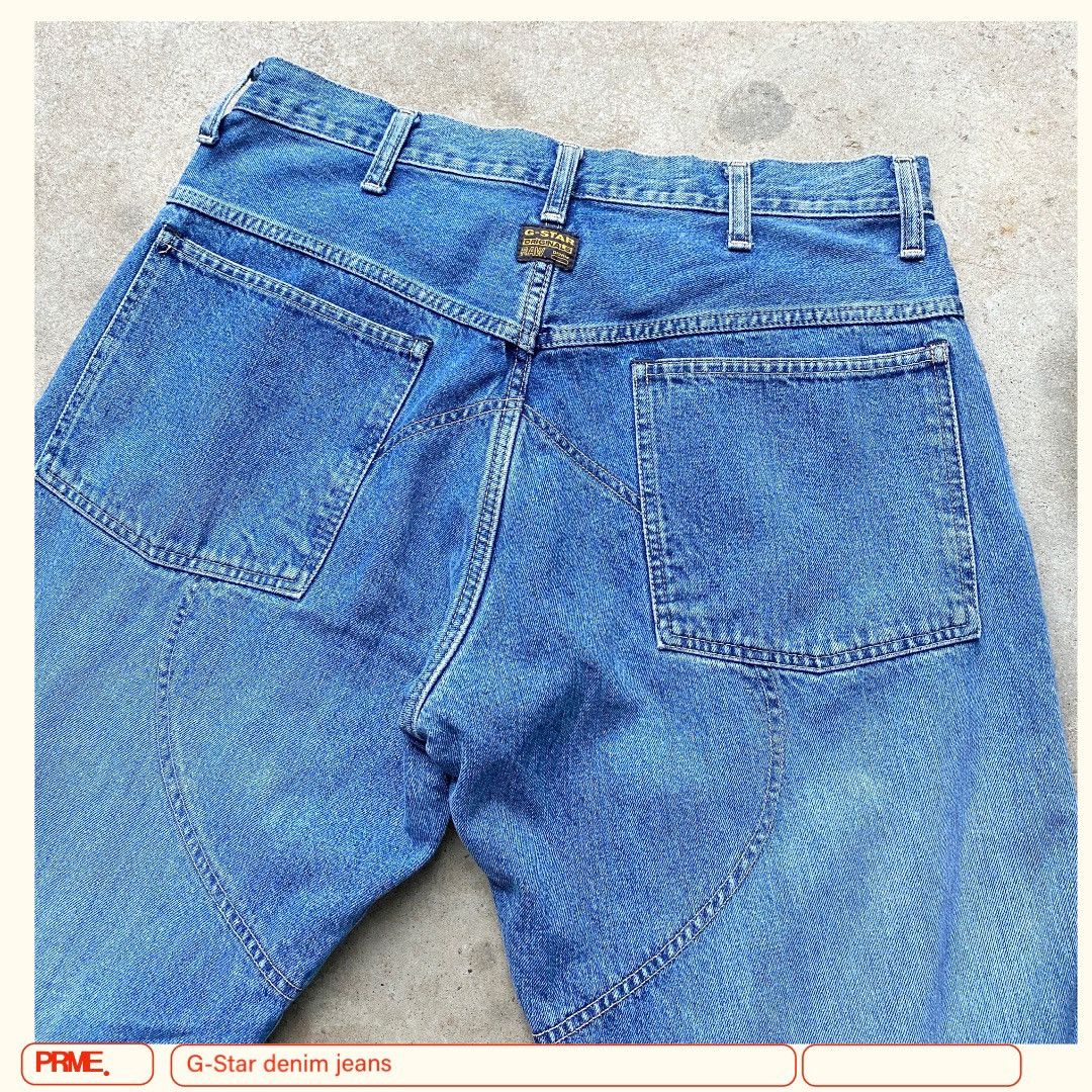 Other vintage Y2K G-STAR RAW DENIM ORIGINAL denim baggy jeans Size US 34 / EU 50 - 16 Thumbnail