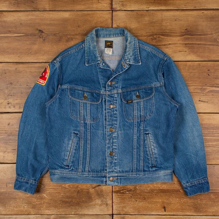 Lee LEE JACKET Denim Jacket G-Jean Men's Size L cotton Blue type light blue Vintage Second Hand