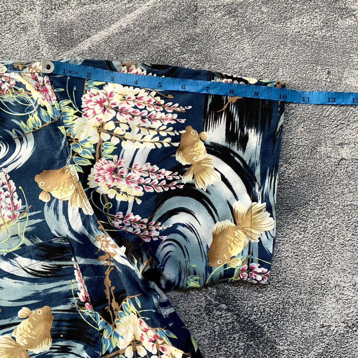 Japanese Brand 🔥Patina Rayon Koi Gold fish Hawaiian shirt Size US L / EU 52-54 / 3 - 13 Thumbnail