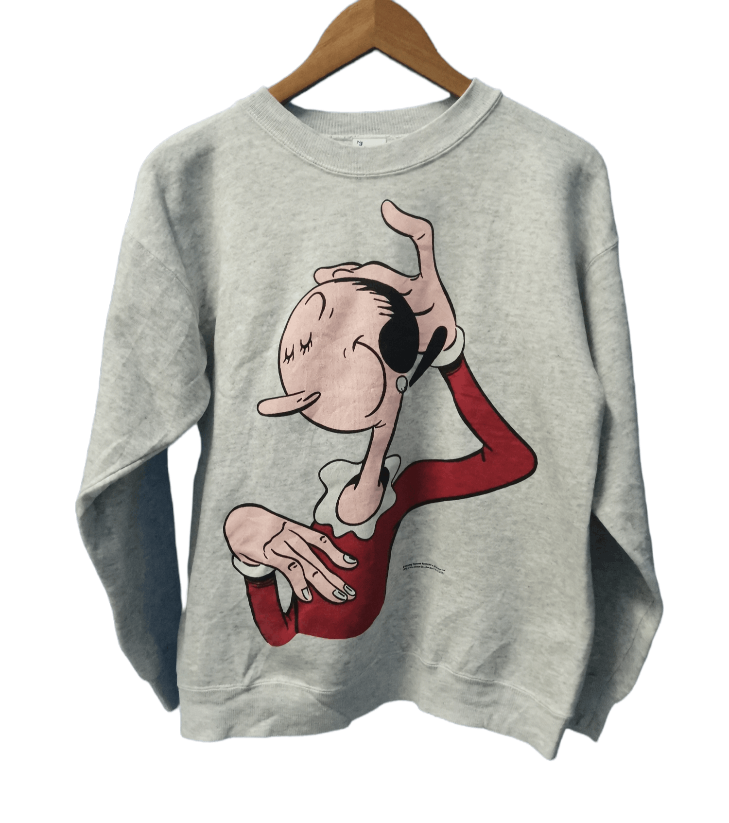 Cartoon Network Vintage Popeye Olive 1993 Sweatshirt Cartoons Rare Size US M / EU 48-50 / 2 - 1 Thumbnail