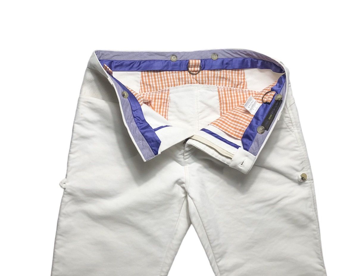 Etro Etro white baumwolle cotton heavy pants Size US 36 / EU 52 - 4 Thumbnail