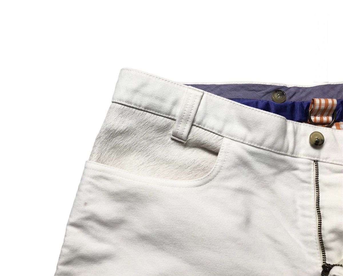 Etro Etro white baumwolle cotton heavy pants Size US 36 / EU 52 - 6 Thumbnail