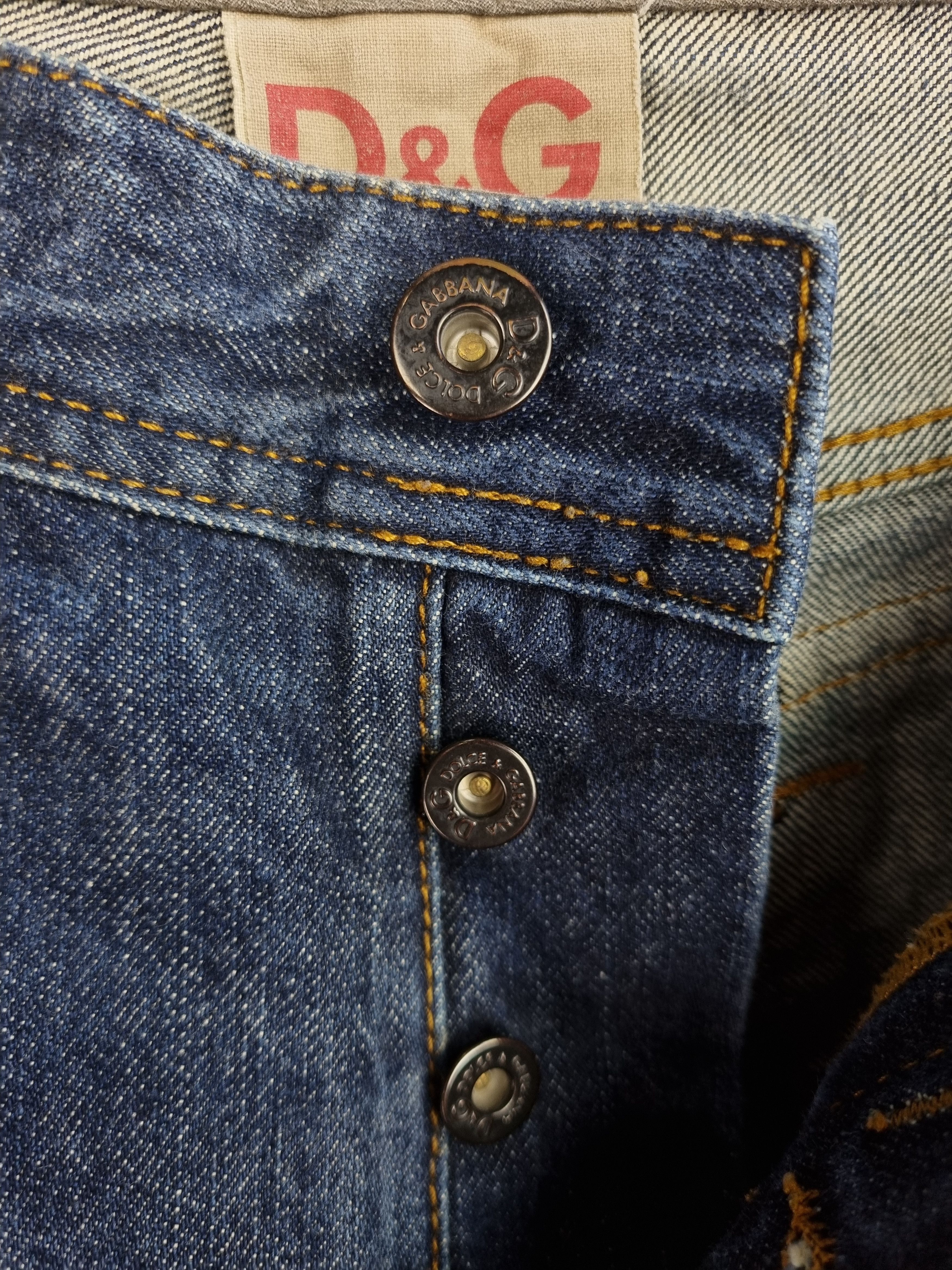 Dolce & Gabbana × Japanese Brand Cowboy Dolce & Gabbana Winner Cropped Denim Jeans Size US 31 - 13 Thumbnail