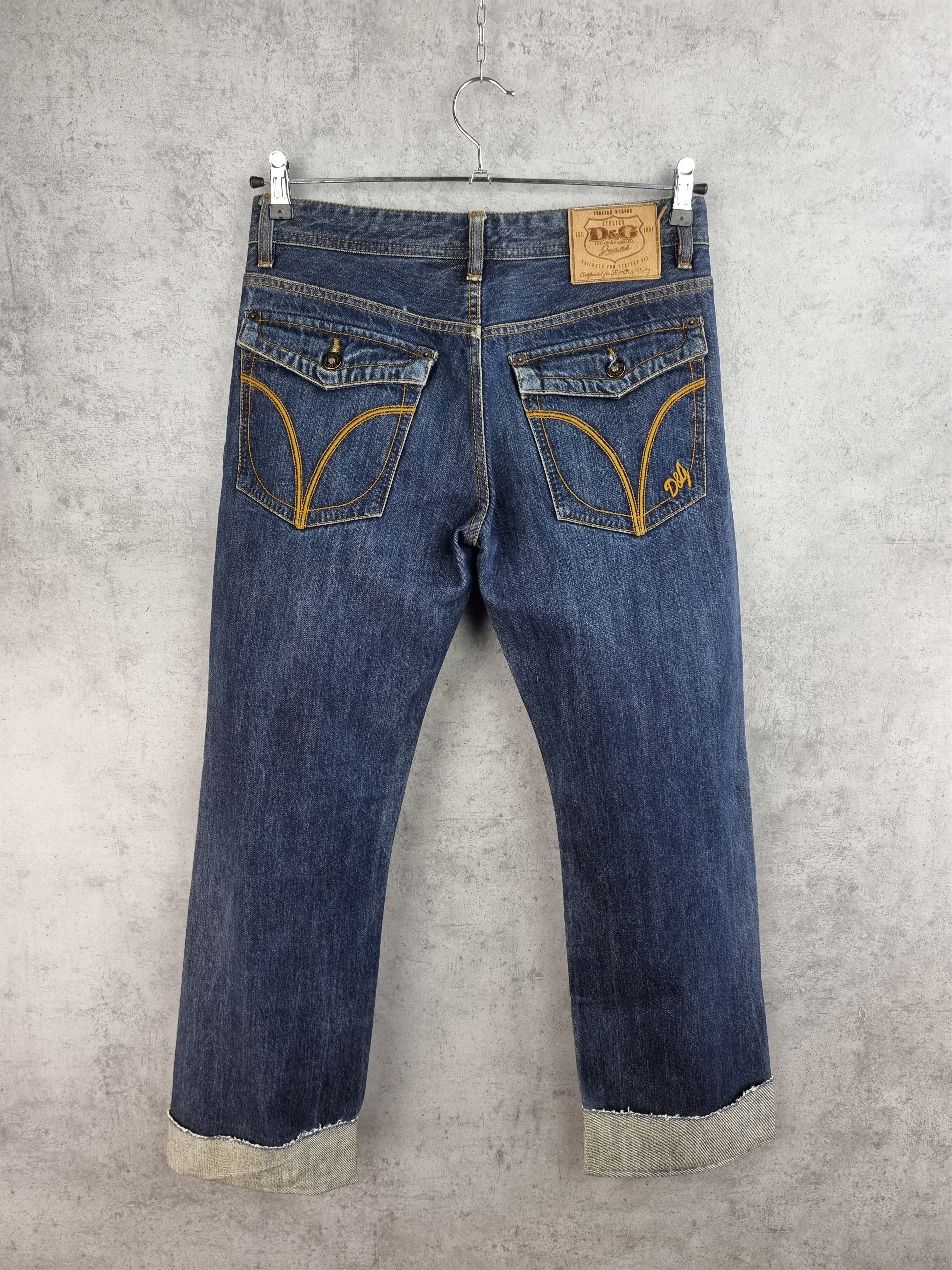 Cowboy Dolce & Gabbana Winner Cropped Denim Jeans