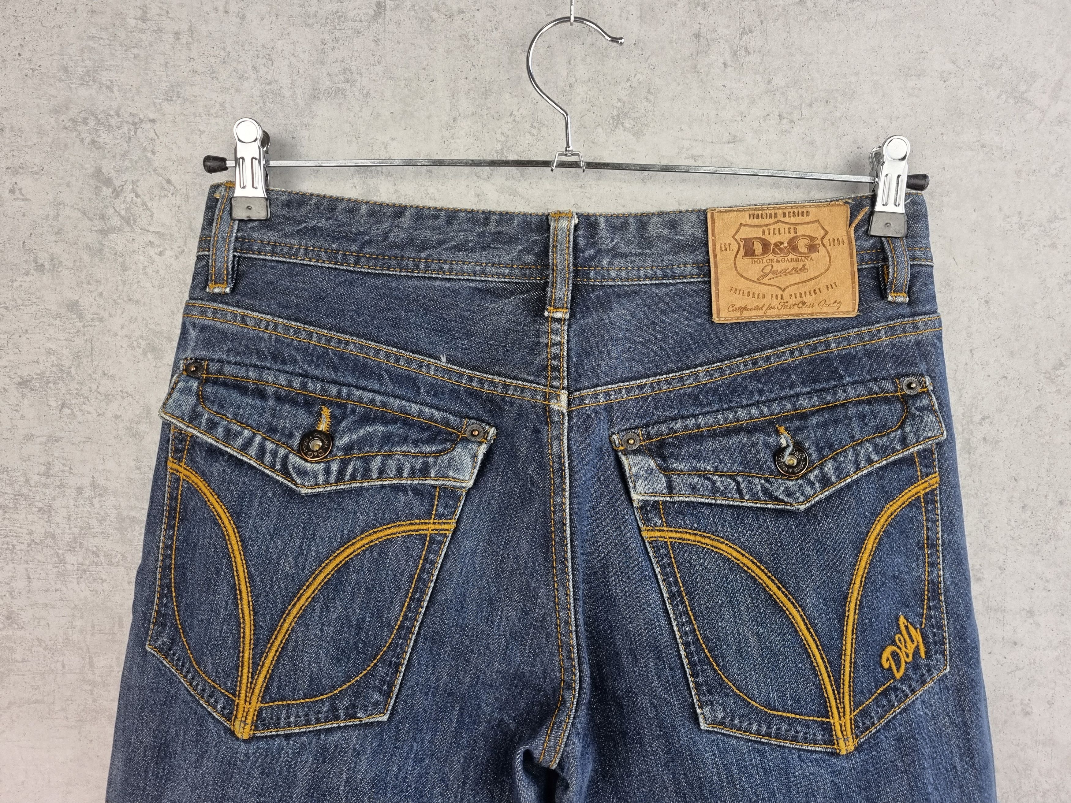 Dolce & Gabbana × Japanese Brand Cowboy Dolce & Gabbana Winner Cropped Denim Jeans Size US 31 - 5 Thumbnail