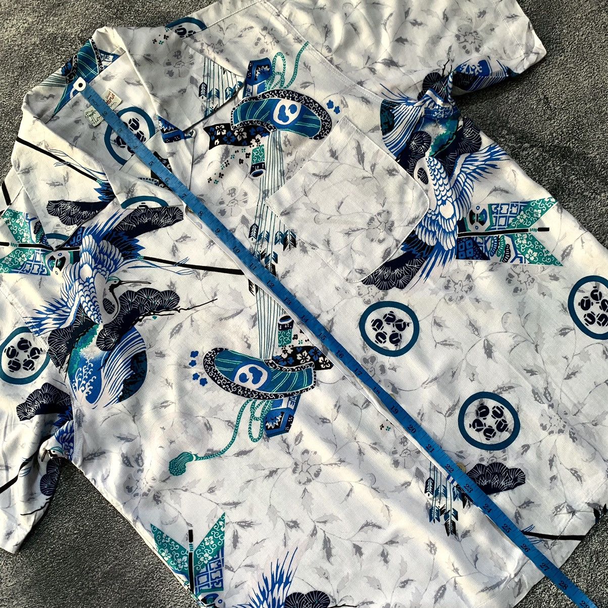 Japanese Brand 🔥Patina Rayon Woodpecker and arrow hawaiian shirt Size US M / EU 48-50 / 2 - 9 Thumbnail