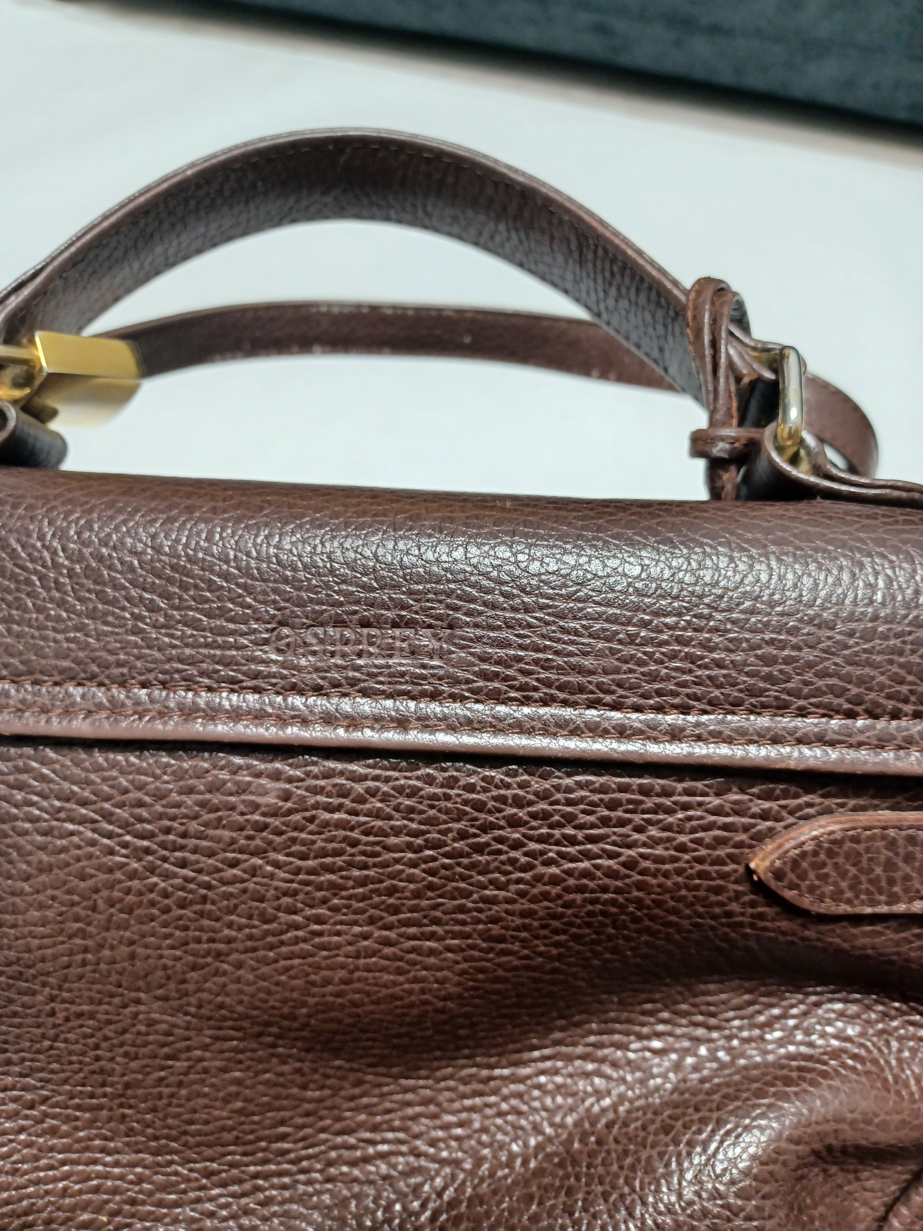 Osprey Osprey leather brown lady`s bag Size ONE SIZE - 5 Thumbnail