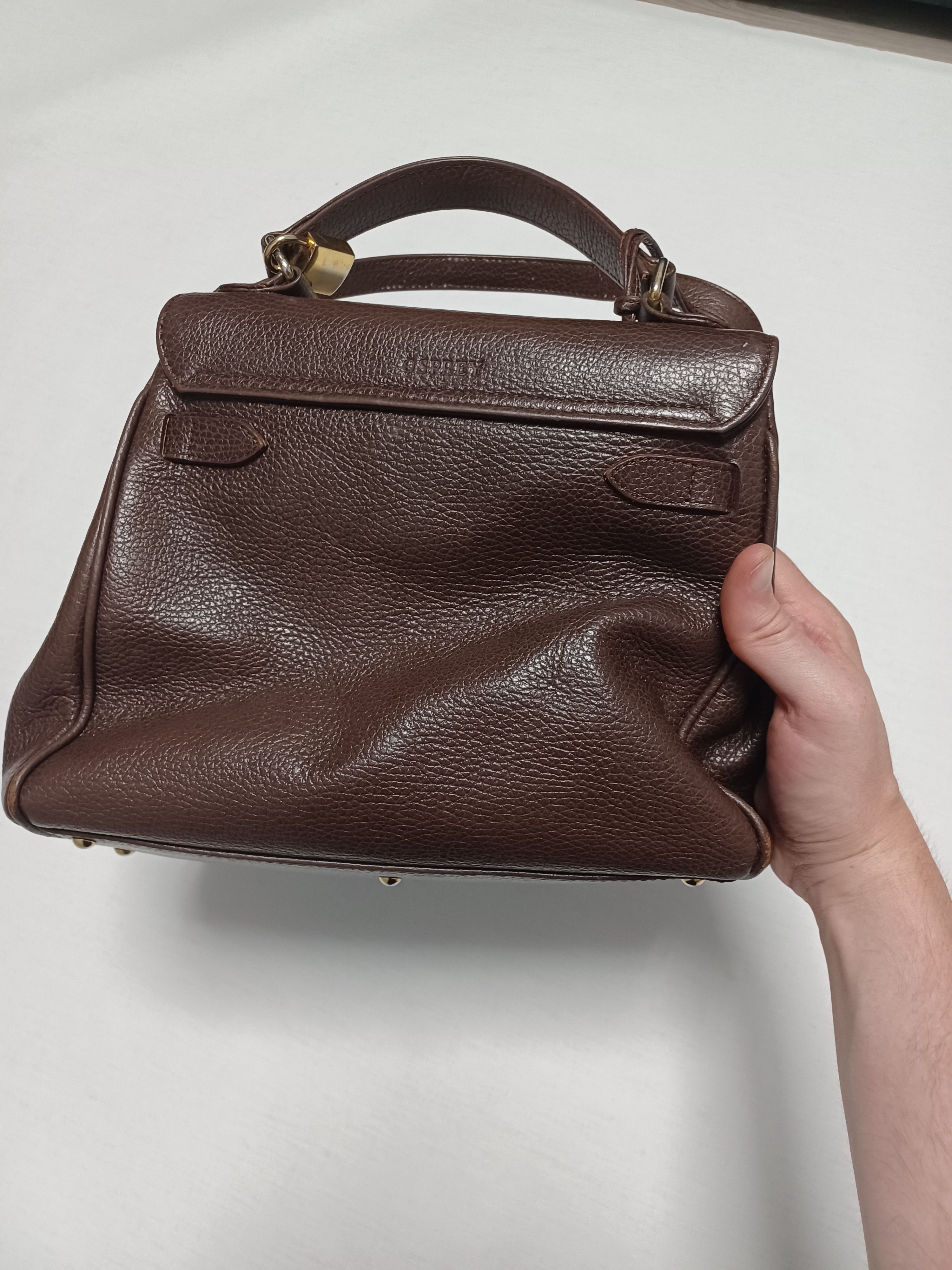 Osprey Osprey leather brown lady`s bag Size ONE SIZE - 3 Thumbnail