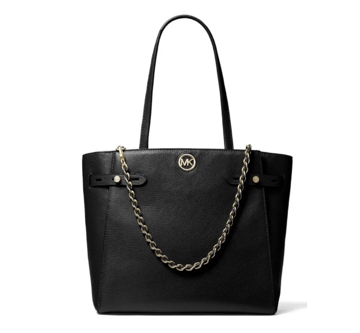 Michael Kors Carmen Black Leather tote