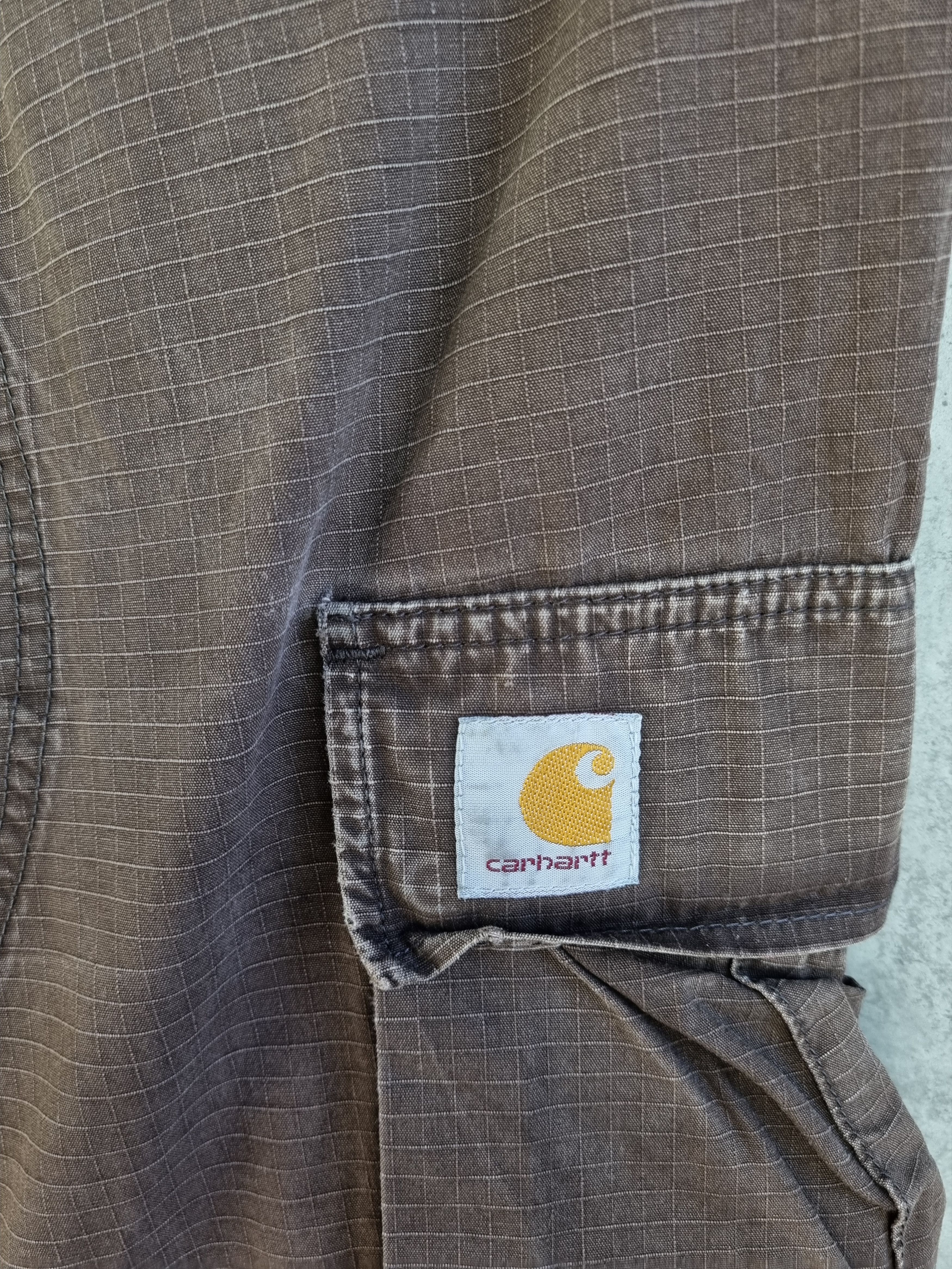 Carhartt × Japanese Brand Carhartt Faded Brown Cargo Pants Size US 34 / EU 50 - 6 Thumbnail