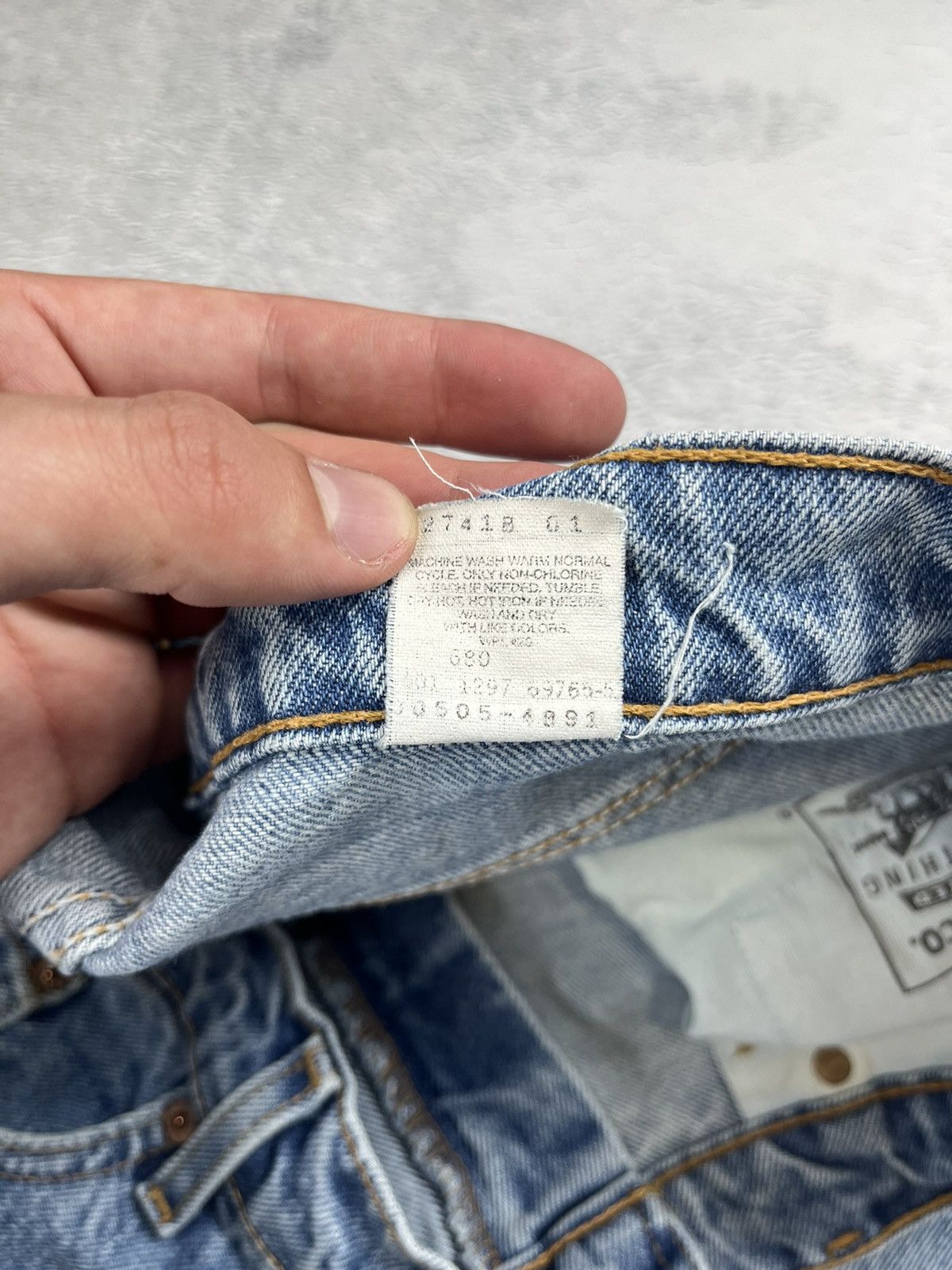 Japanese Brand × Levi's × Vintage Levi’s vintage 505 90s distressed denim Y2K Size US 38 / EU 54 - 4 Thumbnail