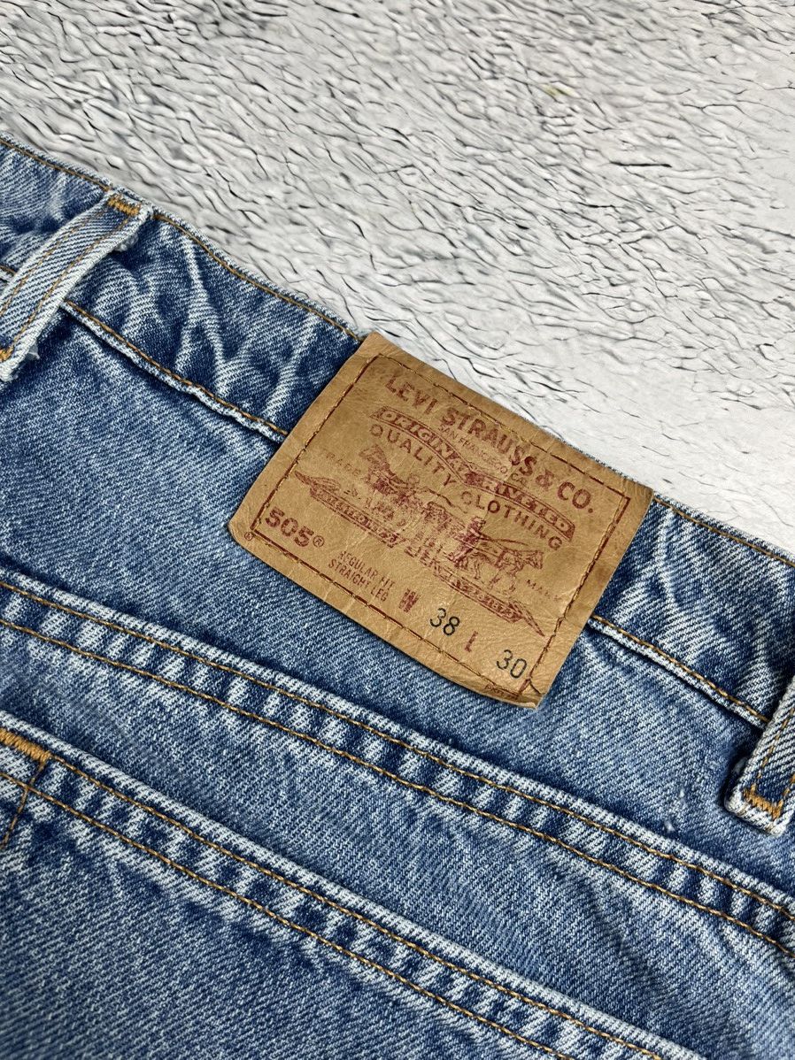 Japanese Brand × Levi's × Vintage Levi’s vintage 505 90s distressed denim Y2K Size US 38 / EU 54 - 6 Thumbnail