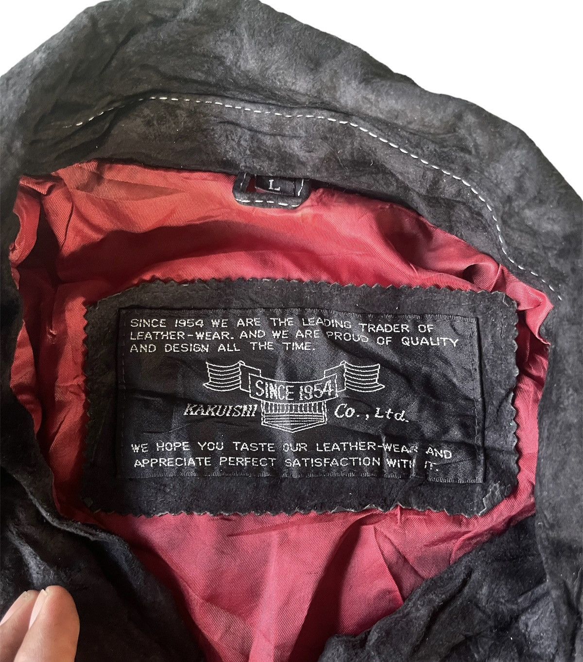 Japanese Brand 🔥RARE🔥KAKUISHI ZIPPER JACKET JAPAN Size L / US 10 / IT 46 - 3 Thumbnail