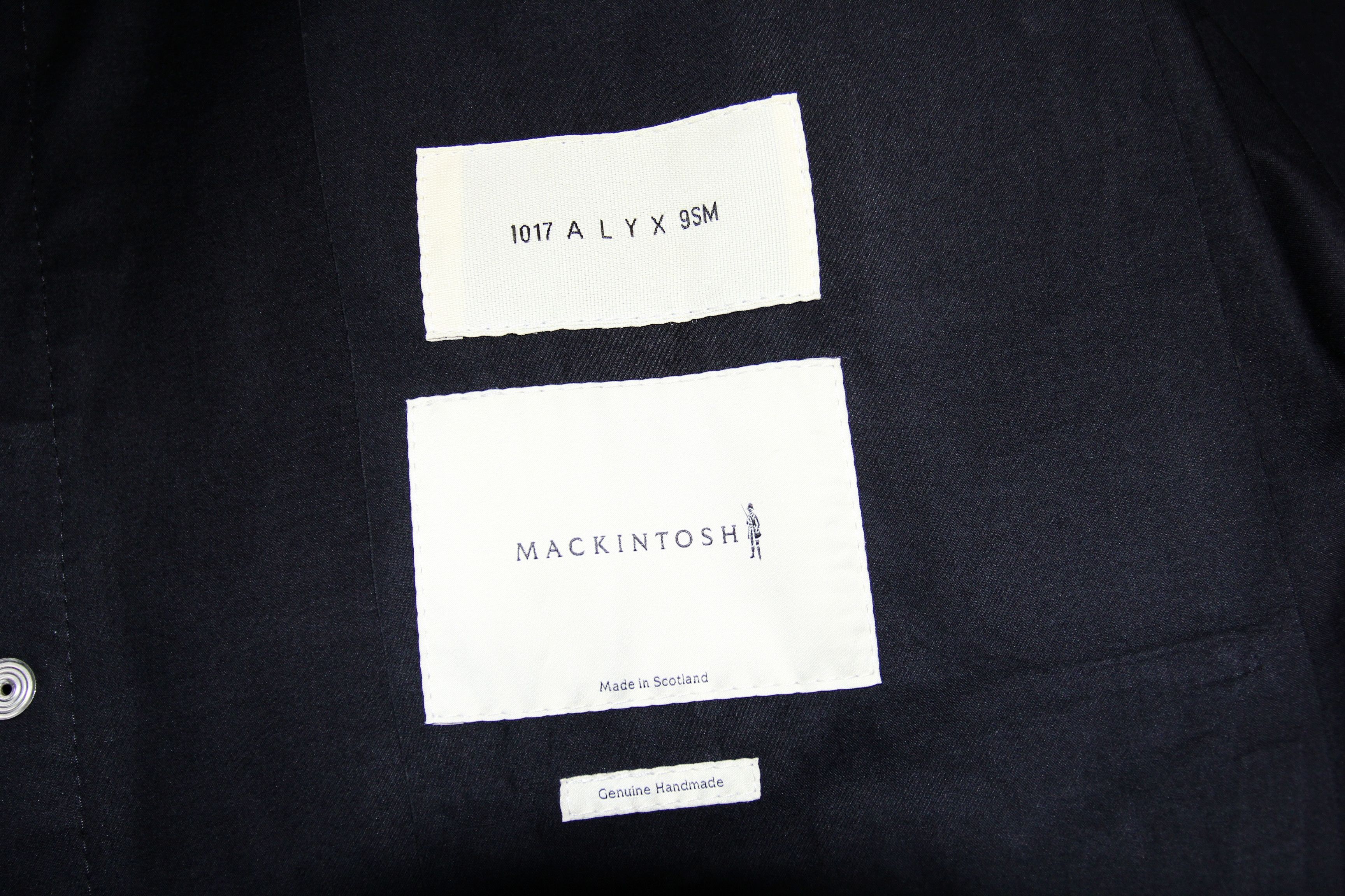 1017 ALYX 9SM × Mackintosh 1017 ALYX 9SM x MACKINTOSH BONDED COTTON LASER CUT COAT L Size US L / EU 52-54 / 3 - 15 Thumbnail