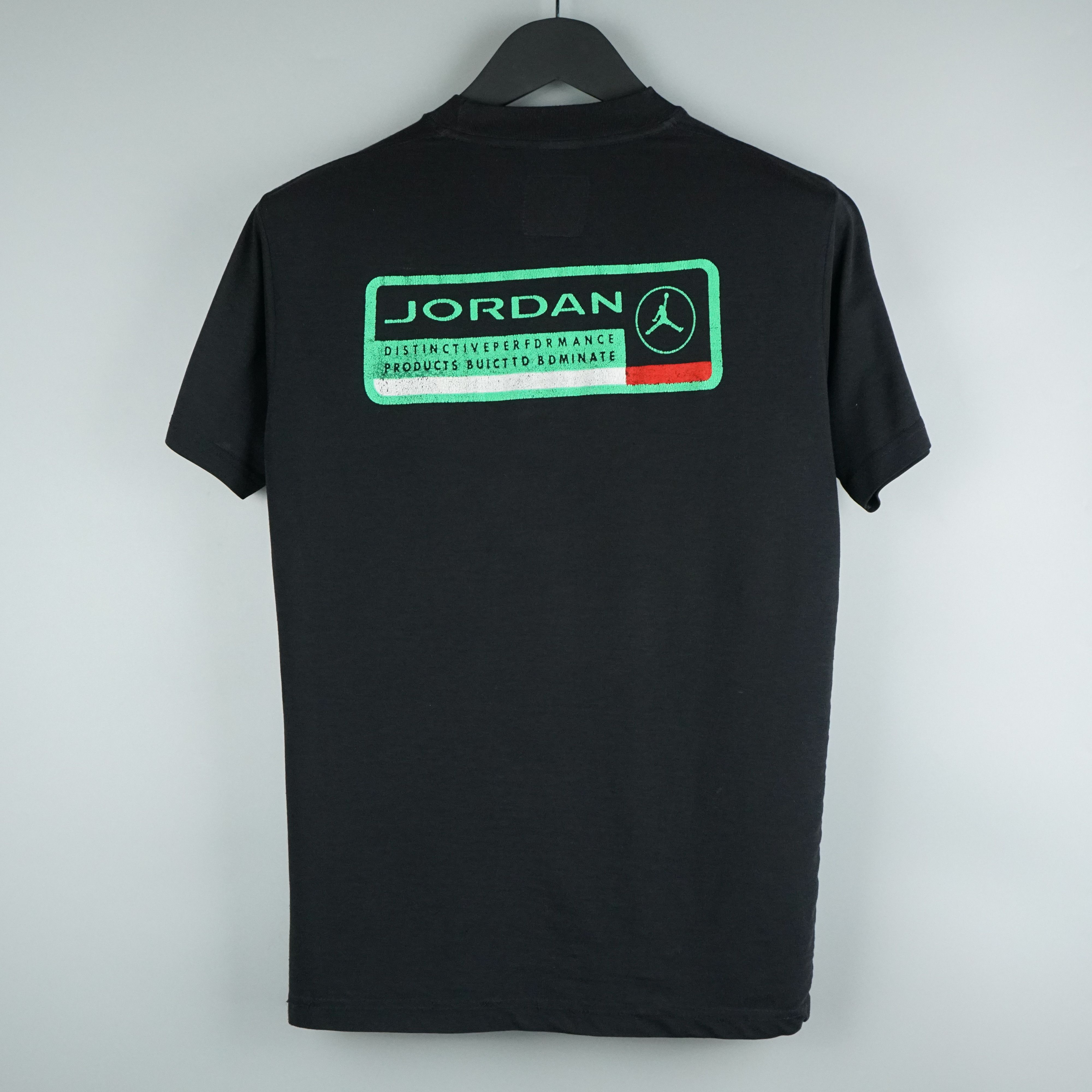 Jordan Brand × Vintage 1990s Nike Jordan t-shirt Jersey Size US S / EU 44-46 / 1 - 1 Thumbnail