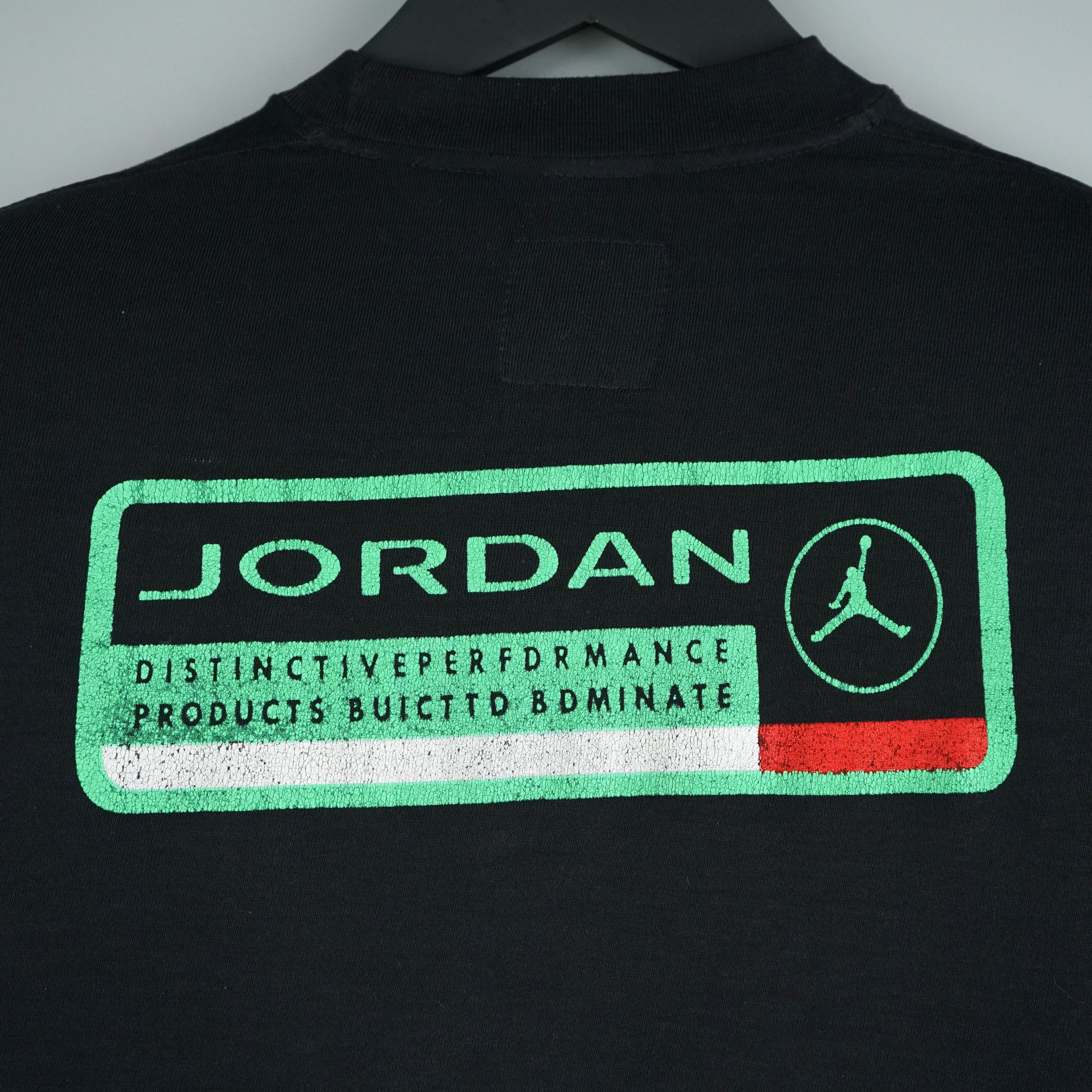 Jordan Brand × Vintage 1990s Nike Jordan t-shirt Jersey Size US S / EU 44-46 / 1 - 2 Thumbnail