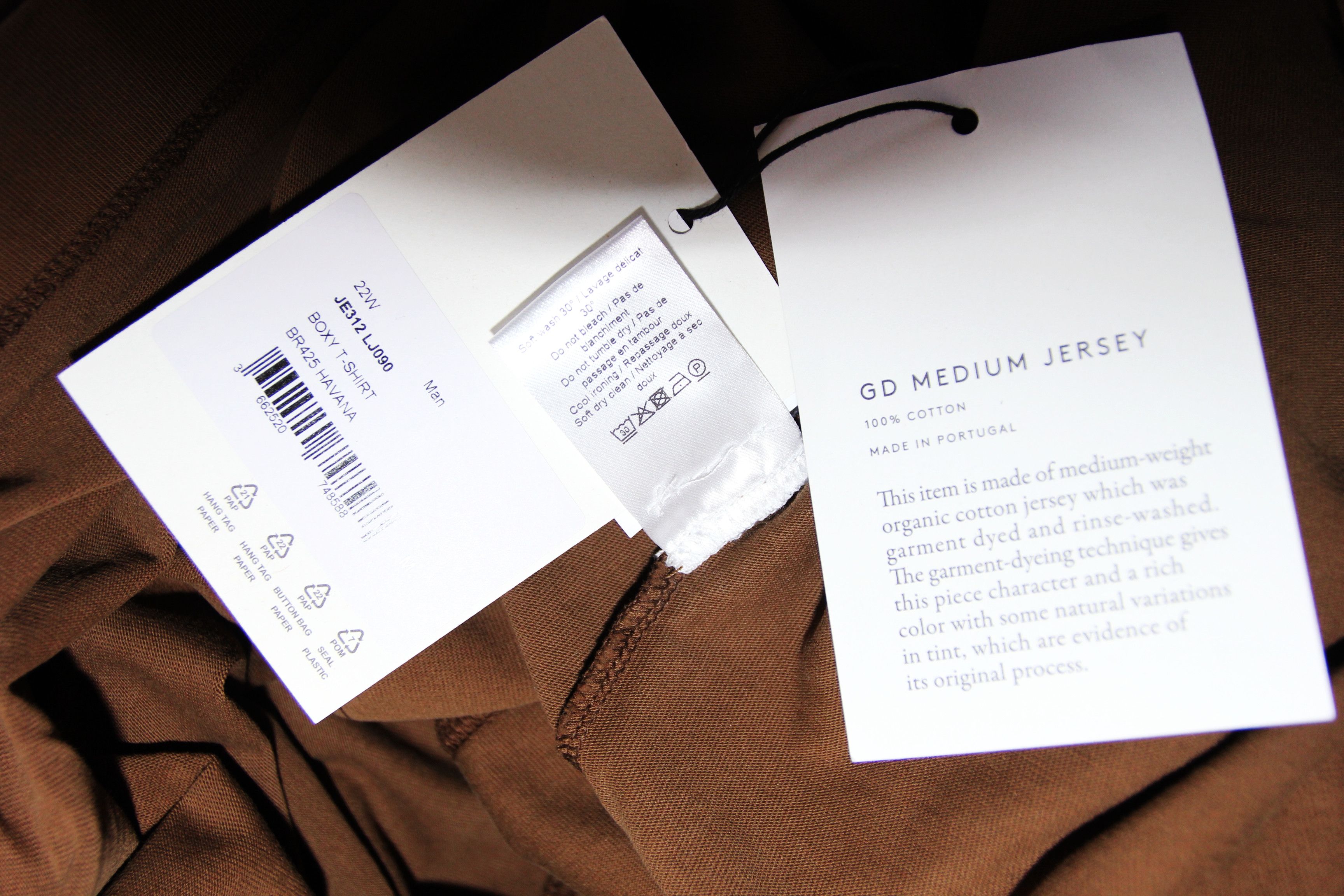 Lemaire BNWT AW22 LEMAIRE GD MEDIUM JERSEY BOXY TSHIRT M Size US M / EU 48-50 / 2 - 8 Thumbnail