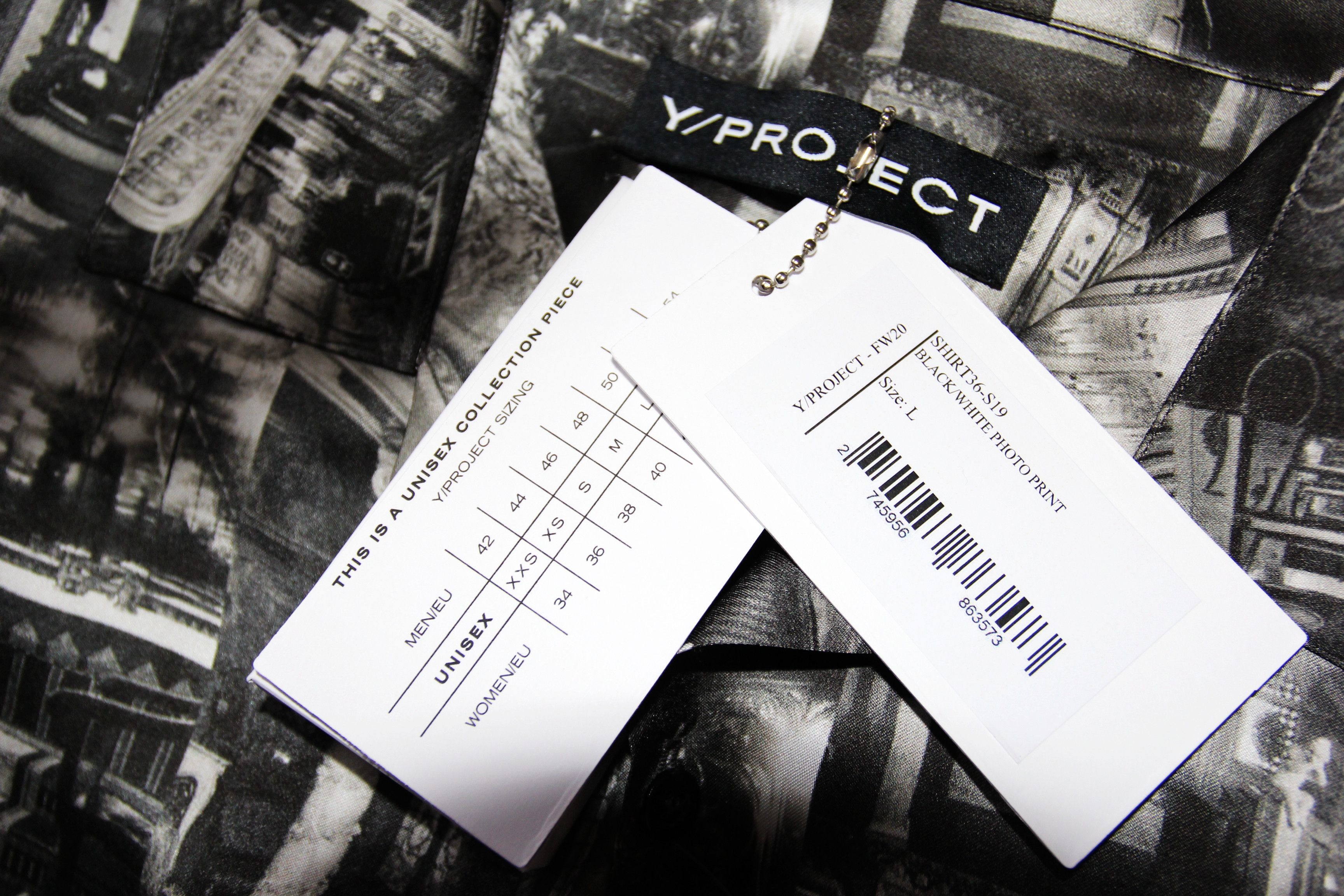 Y/Project BNWT AW20 Y/PROJECT PRINTED PYJAMA SHIRT L Size US L / EU 52-54 / 3 - 12 Thumbnail