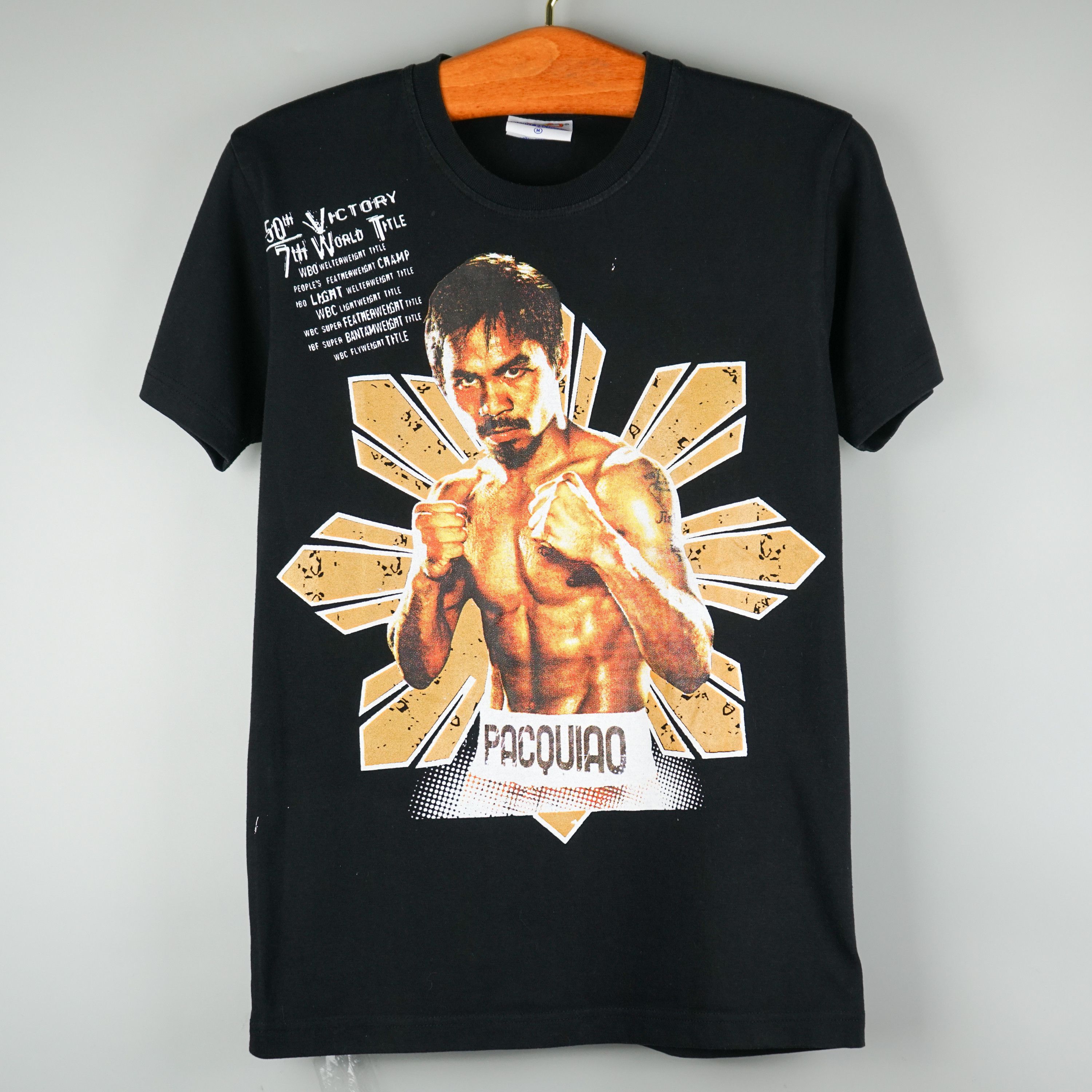 Vintage 2009 Manny Pacquiao Boxing t-shirt Size US S / EU 44-46 / 1 - 1 Thumbnail