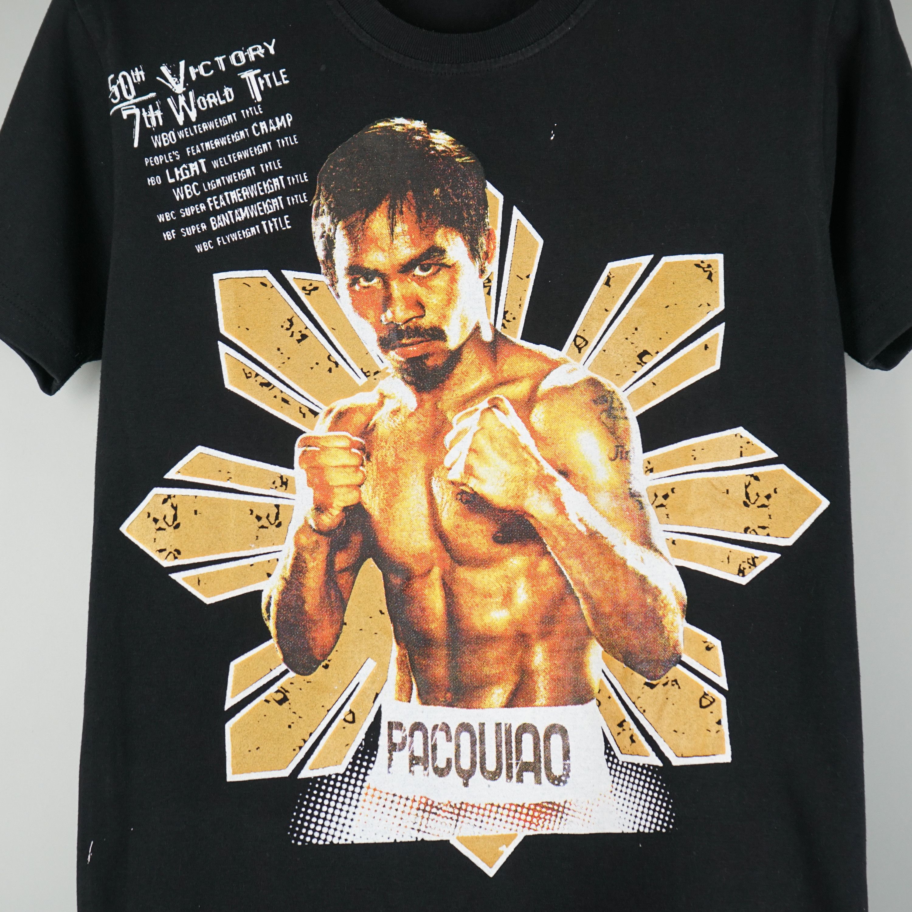 Vintage 2009 Manny Pacquiao Boxing t-shirt Size US S / EU 44-46 / 1 - 2 Thumbnail