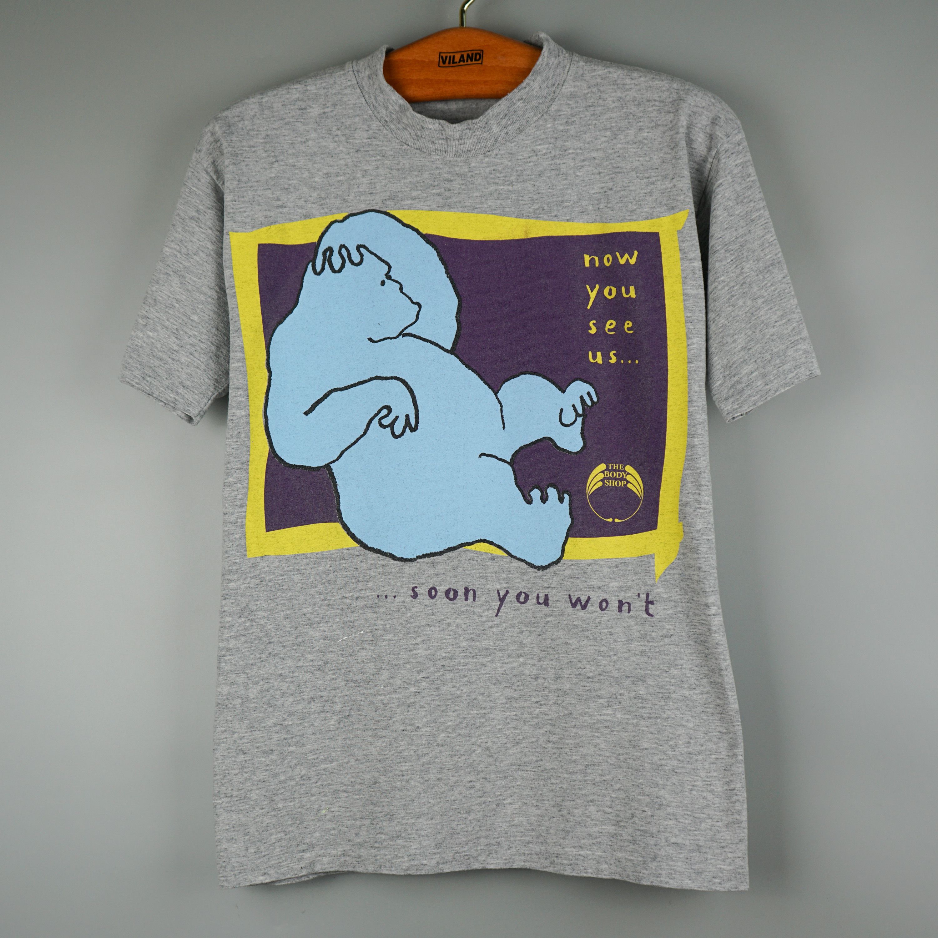 Vintage 1990s Animals In Danger t-shirt Green Peace WWF Size US S / EU 44-46 / 1 - 1 Thumbnail