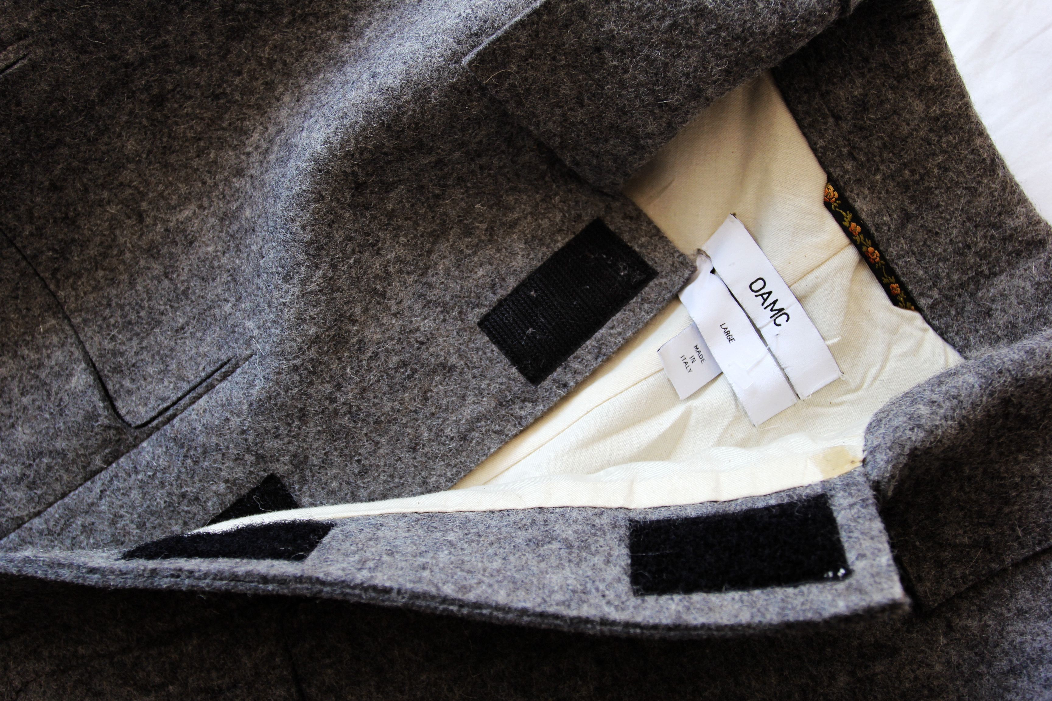 OAMC AW18 OAMC KUNSTHALLE FELT OVERSHIRT JACKET L Size US L / EU 52-54 / 3 - 9 Thumbnail