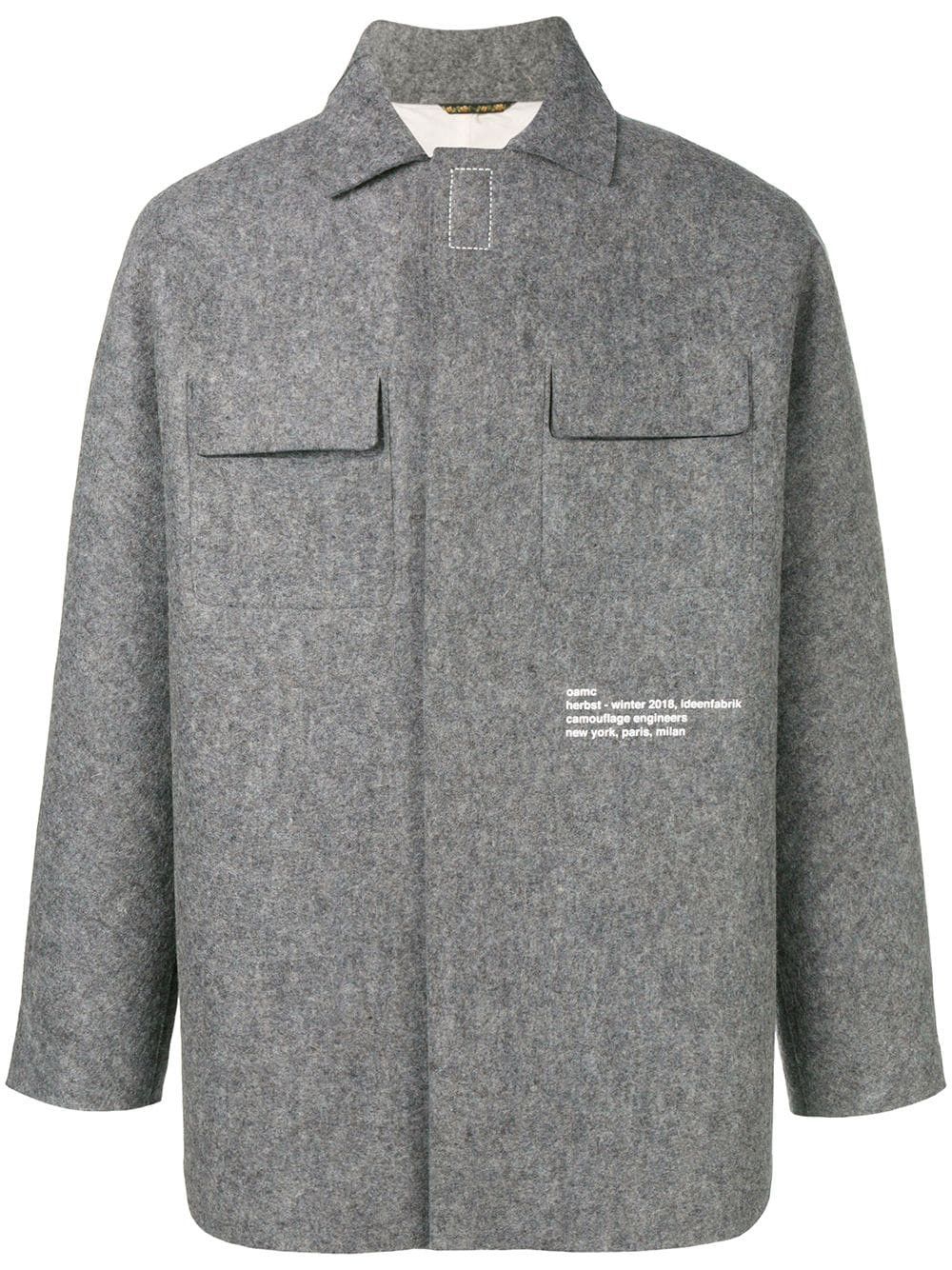 OAMC AW18 OAMC KUNSTHALLE FELT OVERSHIRT JACKET L Size US L / EU 52-54 / 3 - 12 Thumbnail