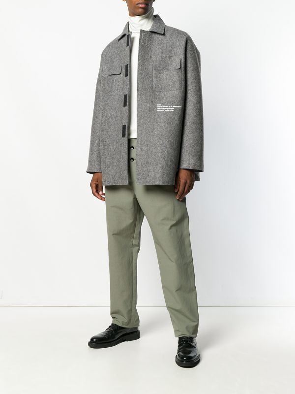 OAMC AW18 OAMC KUNSTHALLE FELT OVERSHIRT JACKET L Size US L / EU 52-54 / 3 - 18 Thumbnail