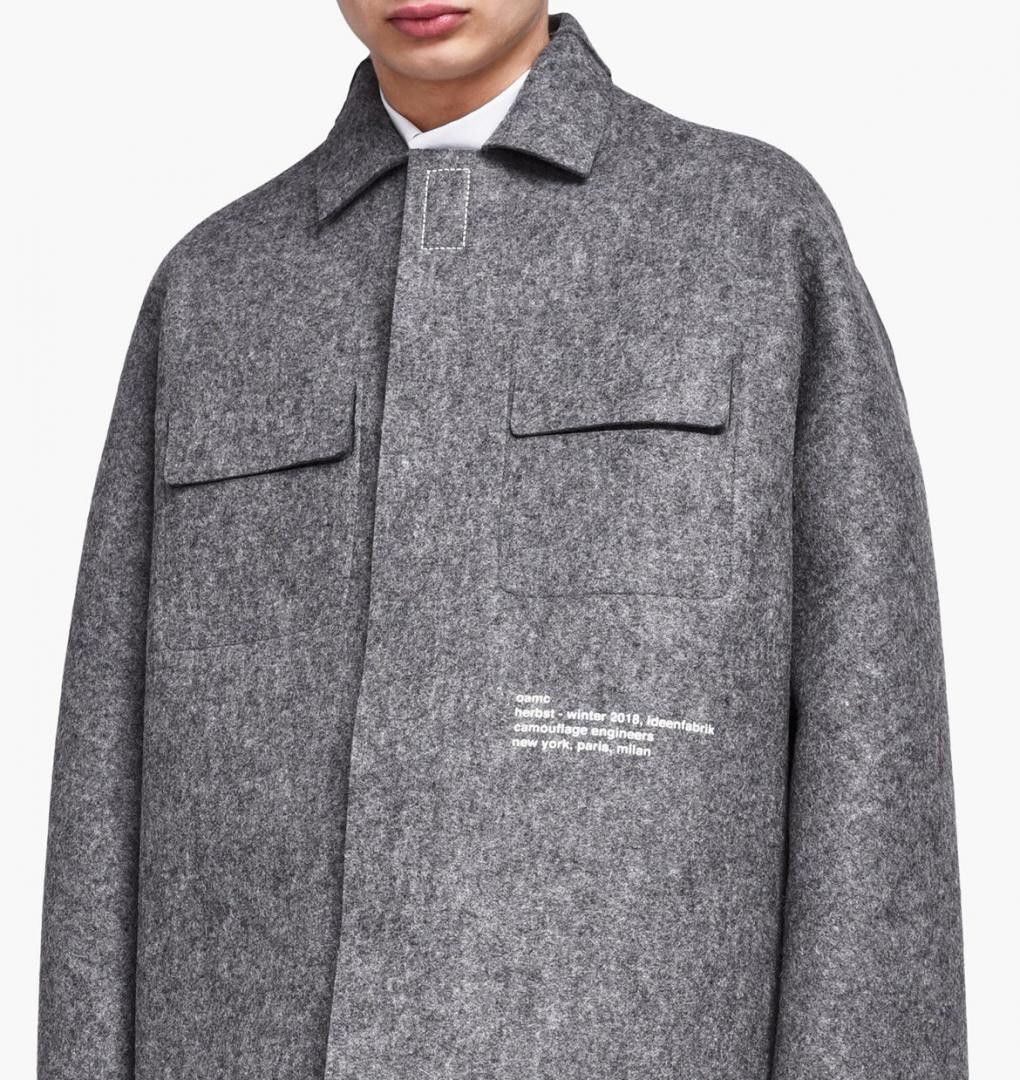 OAMC AW18 OAMC KUNSTHALLE FELT OVERSHIRT JACKET L Size US L / EU 52-54 / 3 - 13 Thumbnail
