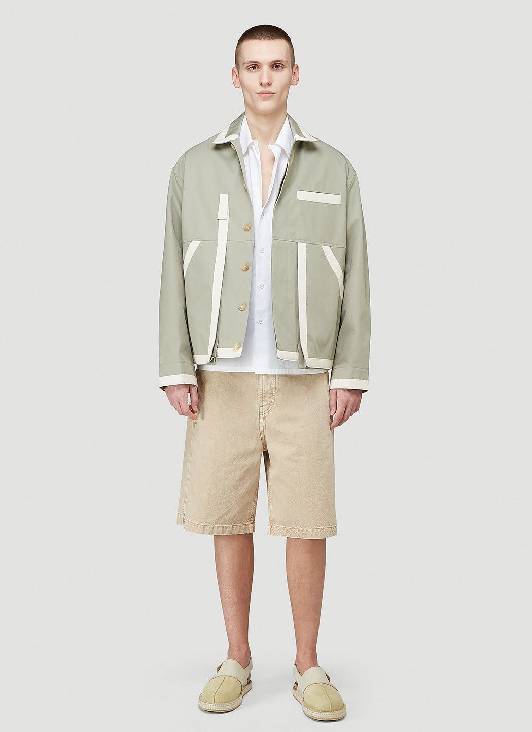 Jacquemus BNWT SS21 JACQUEMUS "LE BLOUSON GRAIN" JACKET 52 Size US L / EU 52-54 / 3 - 12 Thumbnail