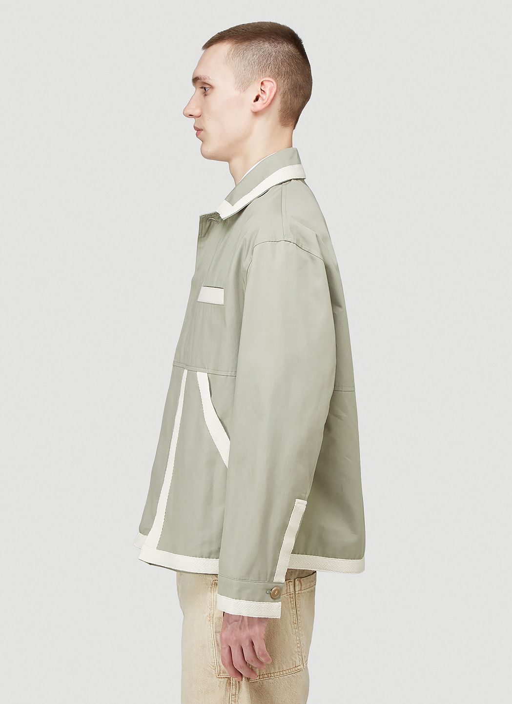 Jacquemus BNWT SS21 JACQUEMUS "LE BLOUSON GRAIN" JACKET 52 Size US L / EU 52-54 / 3 - 13 Thumbnail
