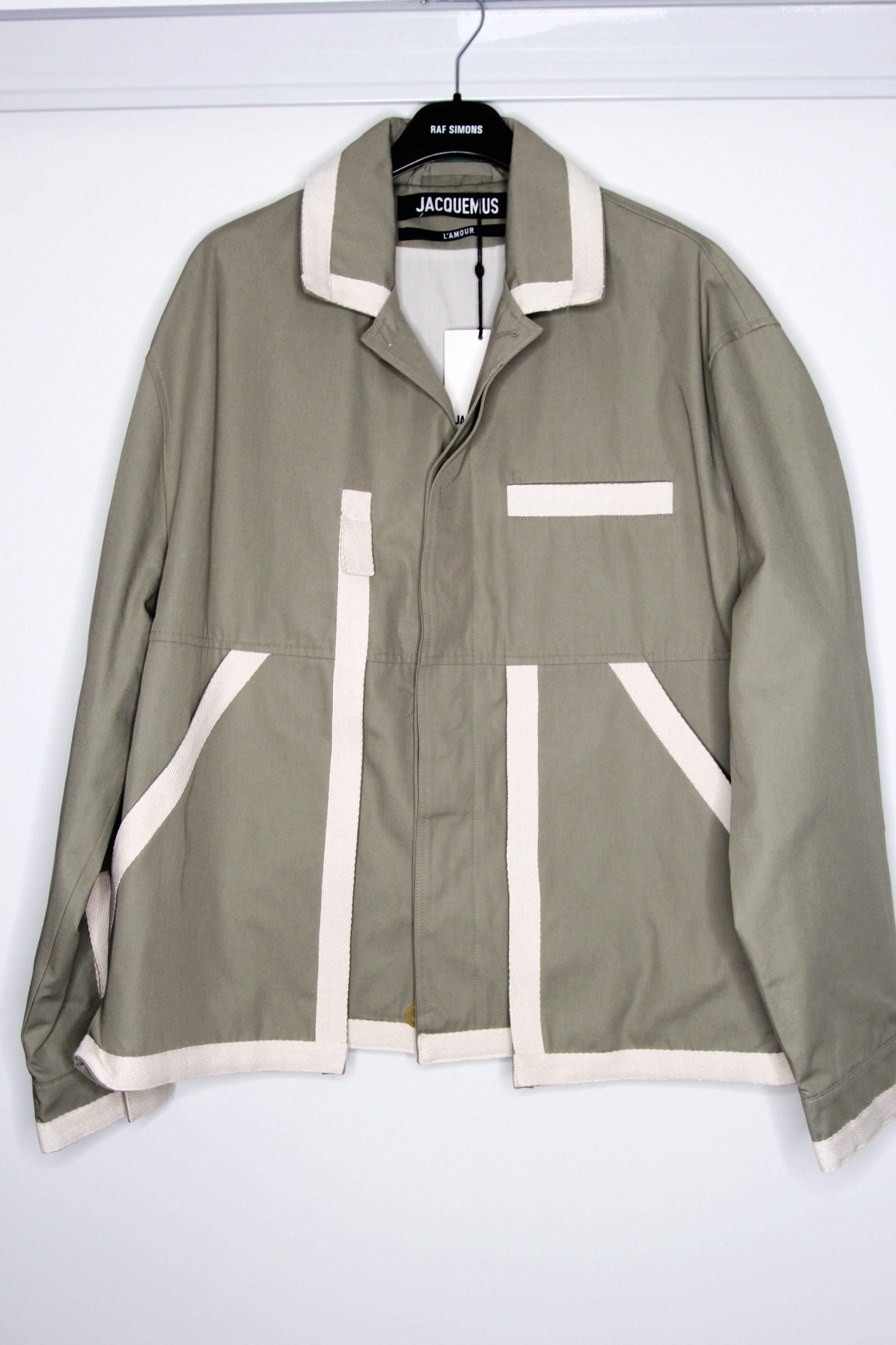 Jacquemus BNWT SS21 JACQUEMUS "LE BLOUSON GRAIN" JACKET 52 Size US L / EU 52-54 / 3 - 2 Thumbnail