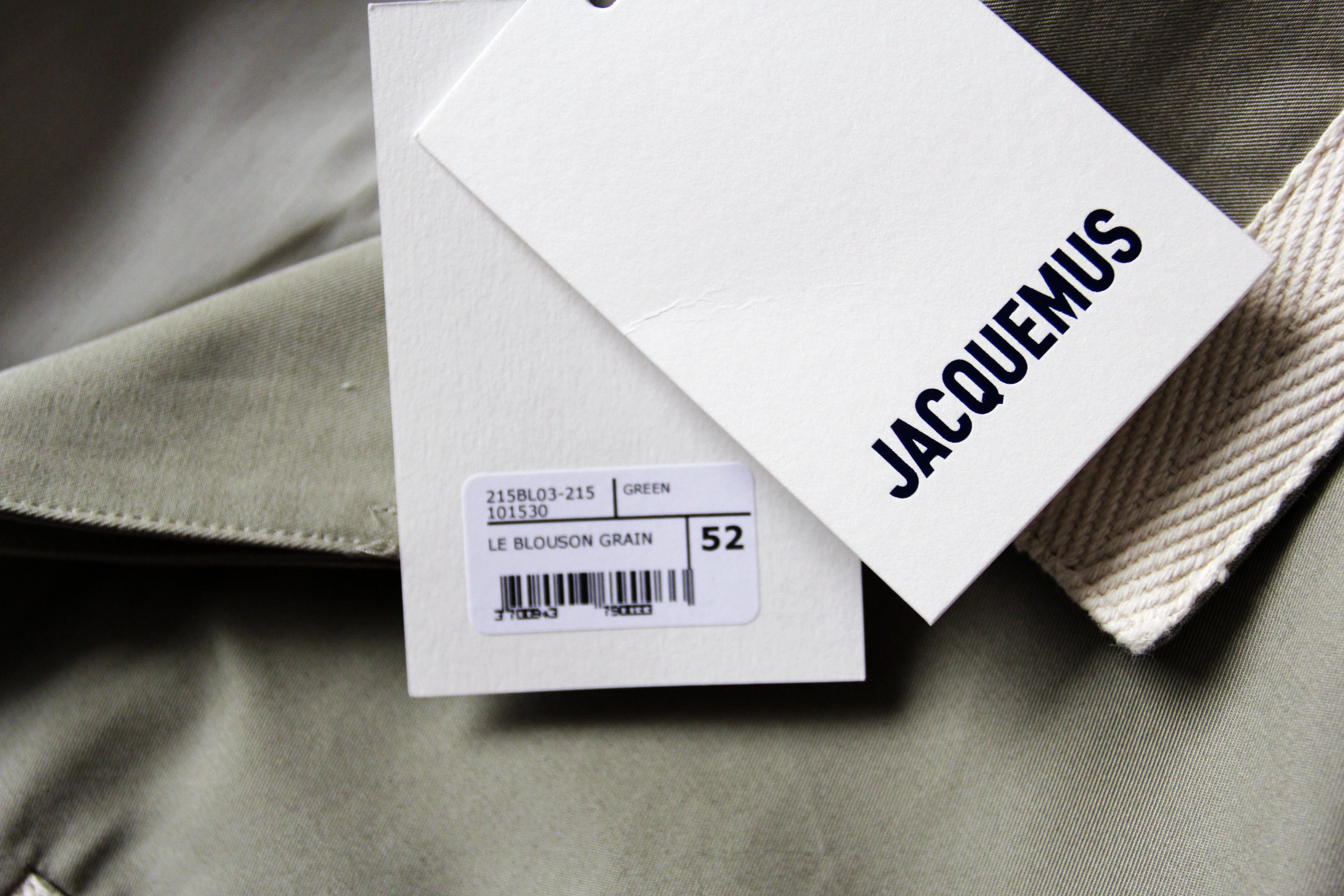 Jacquemus BNWT SS21 JACQUEMUS "LE BLOUSON GRAIN" JACKET 52 Size US L / EU 52-54 / 3 - 8 Thumbnail