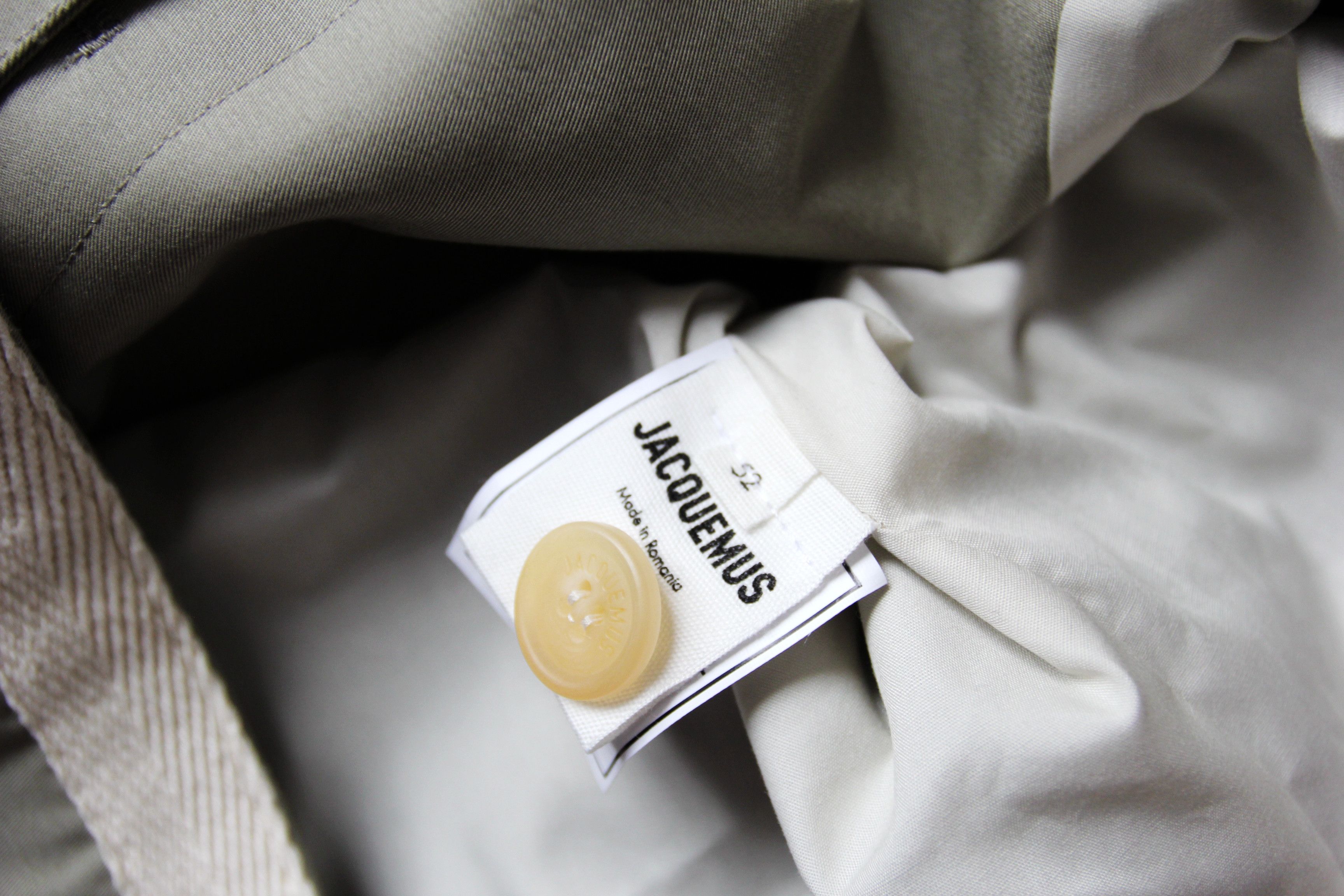 Jacquemus BNWT SS21 JACQUEMUS "LE BLOUSON GRAIN" JACKET 52 Size US L / EU 52-54 / 3 - 10 Thumbnail