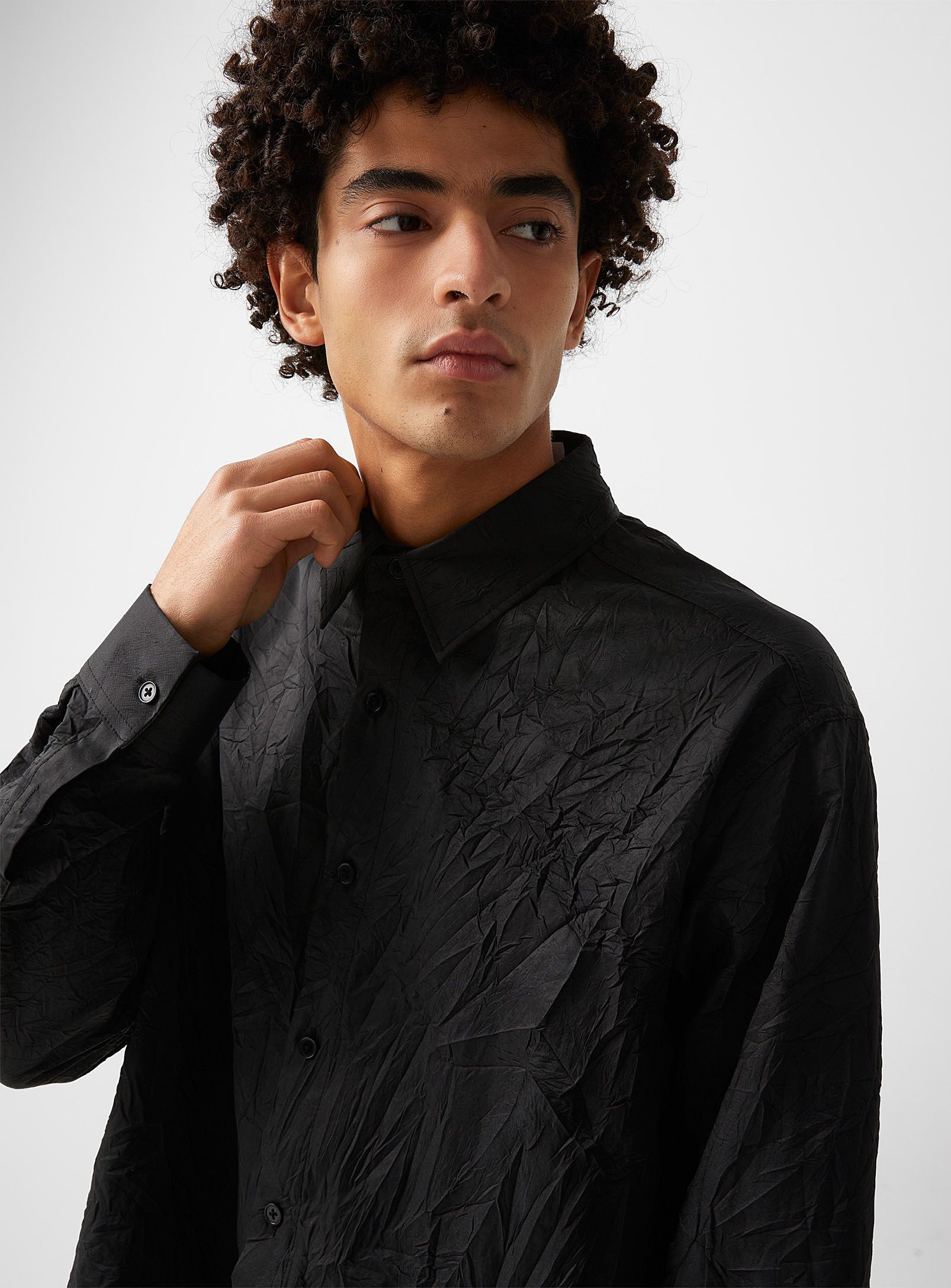 Other BNWT AW22 DEJAVU CRINKLE EFFECT SHIRT M Size US M / EU 48-50 / 2 - 11 Thumbnail