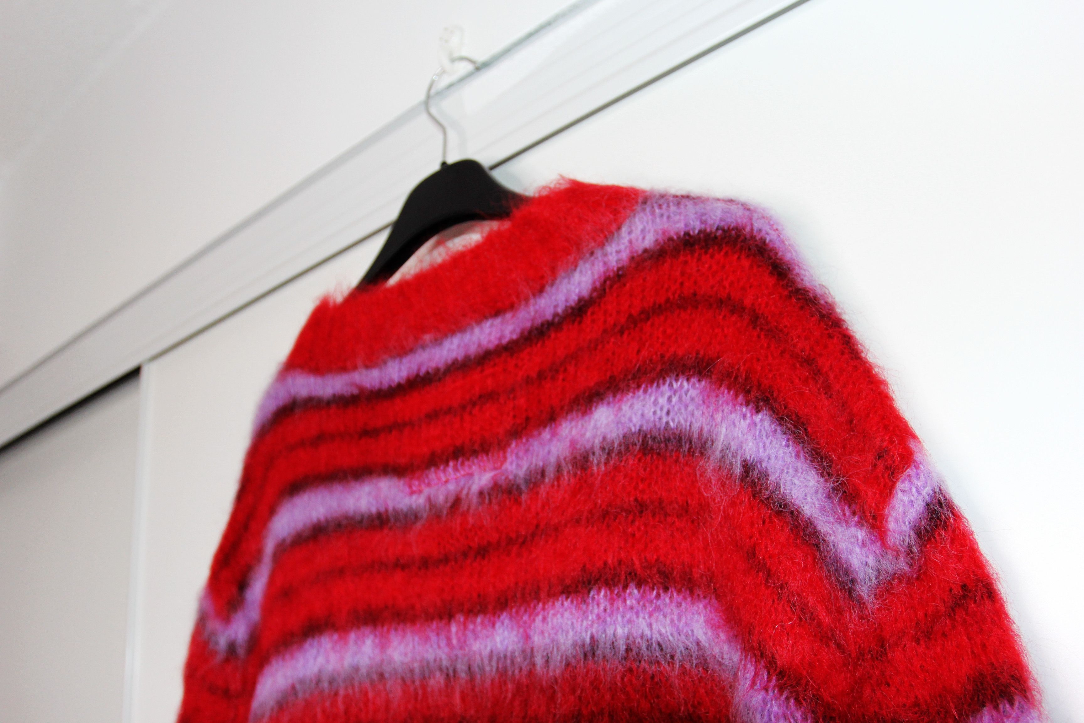 Marni BNWT AW21 MARNI STRIPED FUZZY-WUZZY MOHAIR SWEATER 50 Size US M / EU 48-50 / 2 - 6 Thumbnail