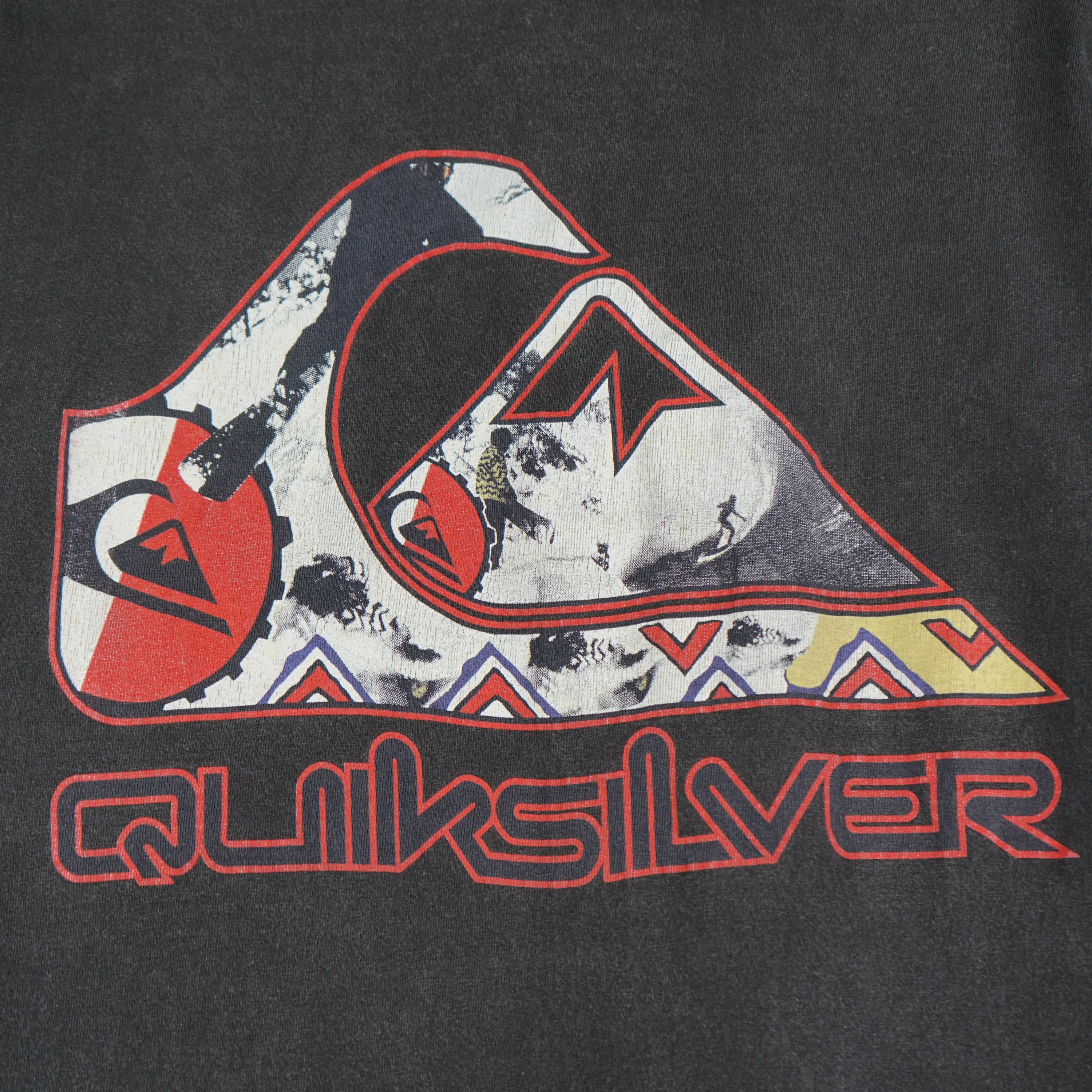 Quiksilver × Vintage 1990s Quiksilver t-shirt Size US S / EU 44-46 / 1 - 2 Thumbnail
