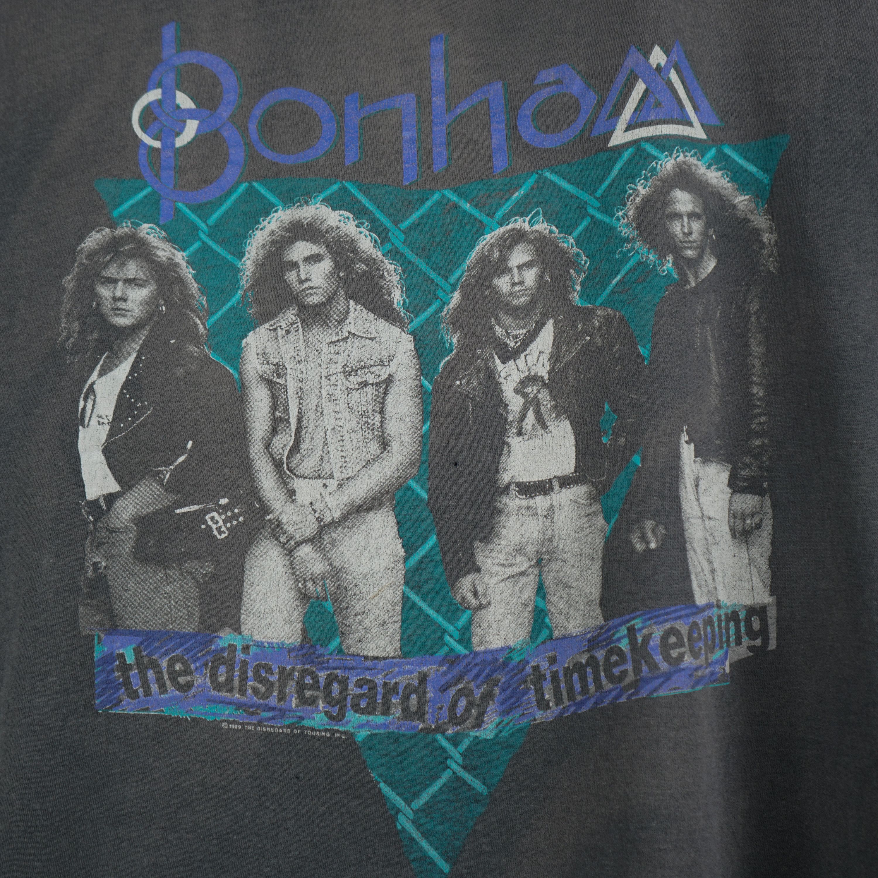 Band Tees × Vintage 1989 Bonham t-shirt The Disregard of Timekeeping Size US XL / EU 56 / 4 - 2 Thumbnail