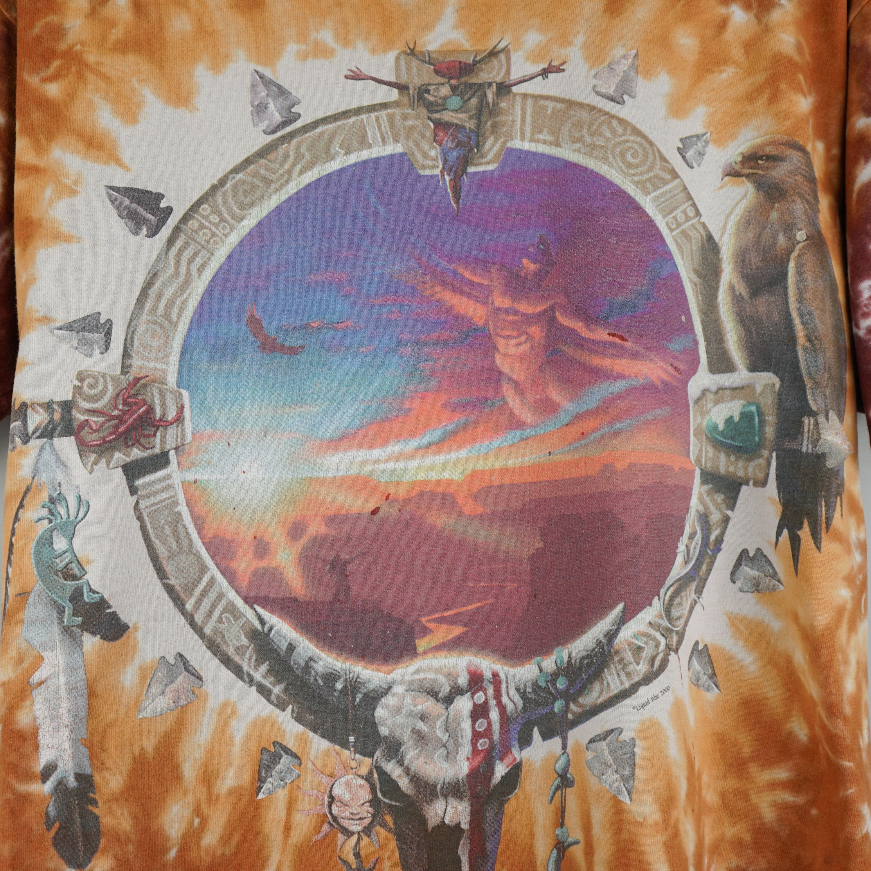 Liquid Blue × Vintage 2000 Liquid Blue Canyon Sunset t-shirt Size US XL / EU 56 / 4 - 2 Thumbnail